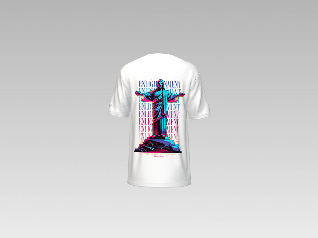 ENLIGHTENMENT PRINTED T-SHIRT