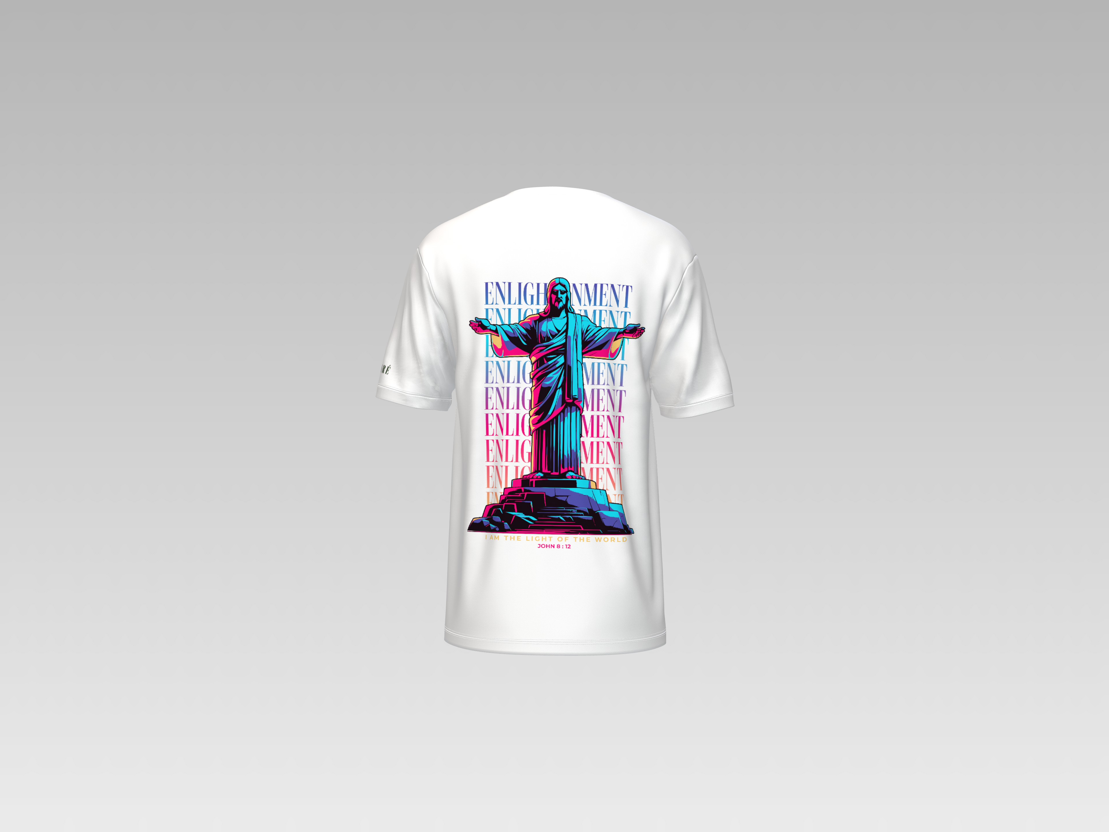 ENLIGHTENMENT PRINTED T-SHIRT