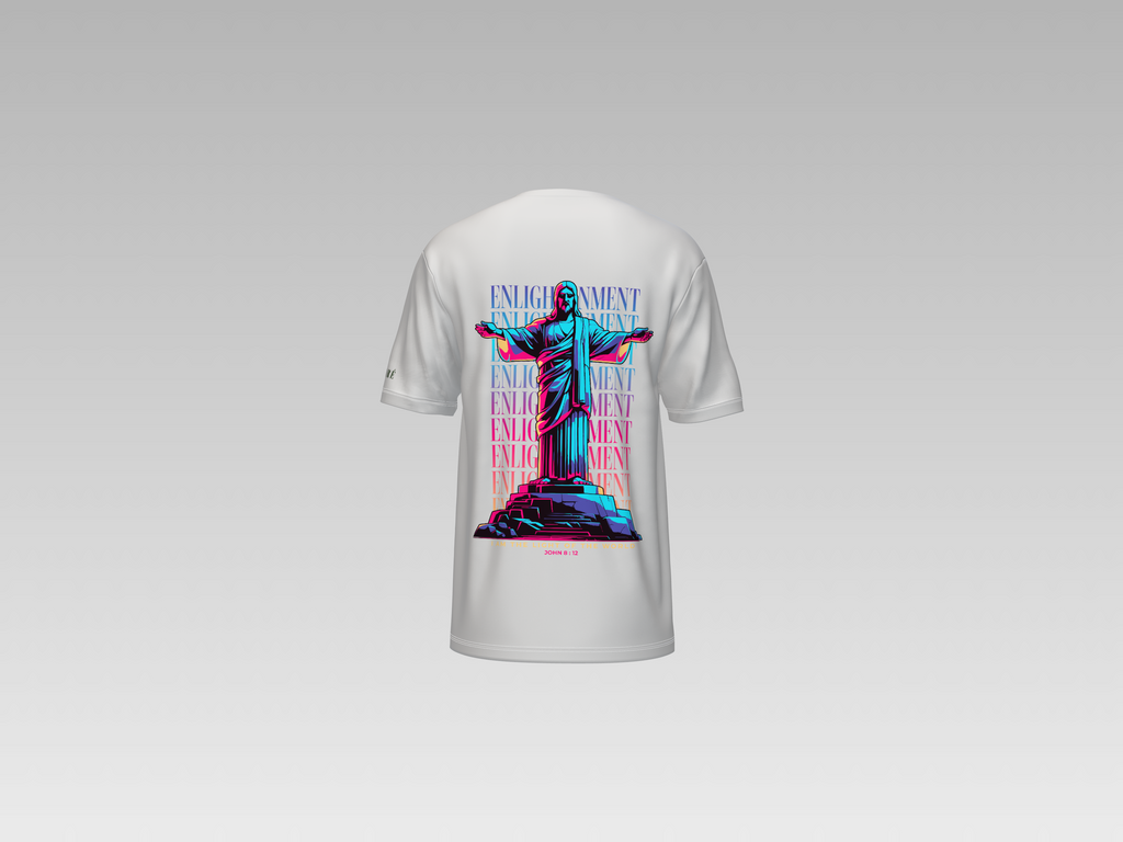 ENLIGHTENMENT PRINTED T-SHIRT