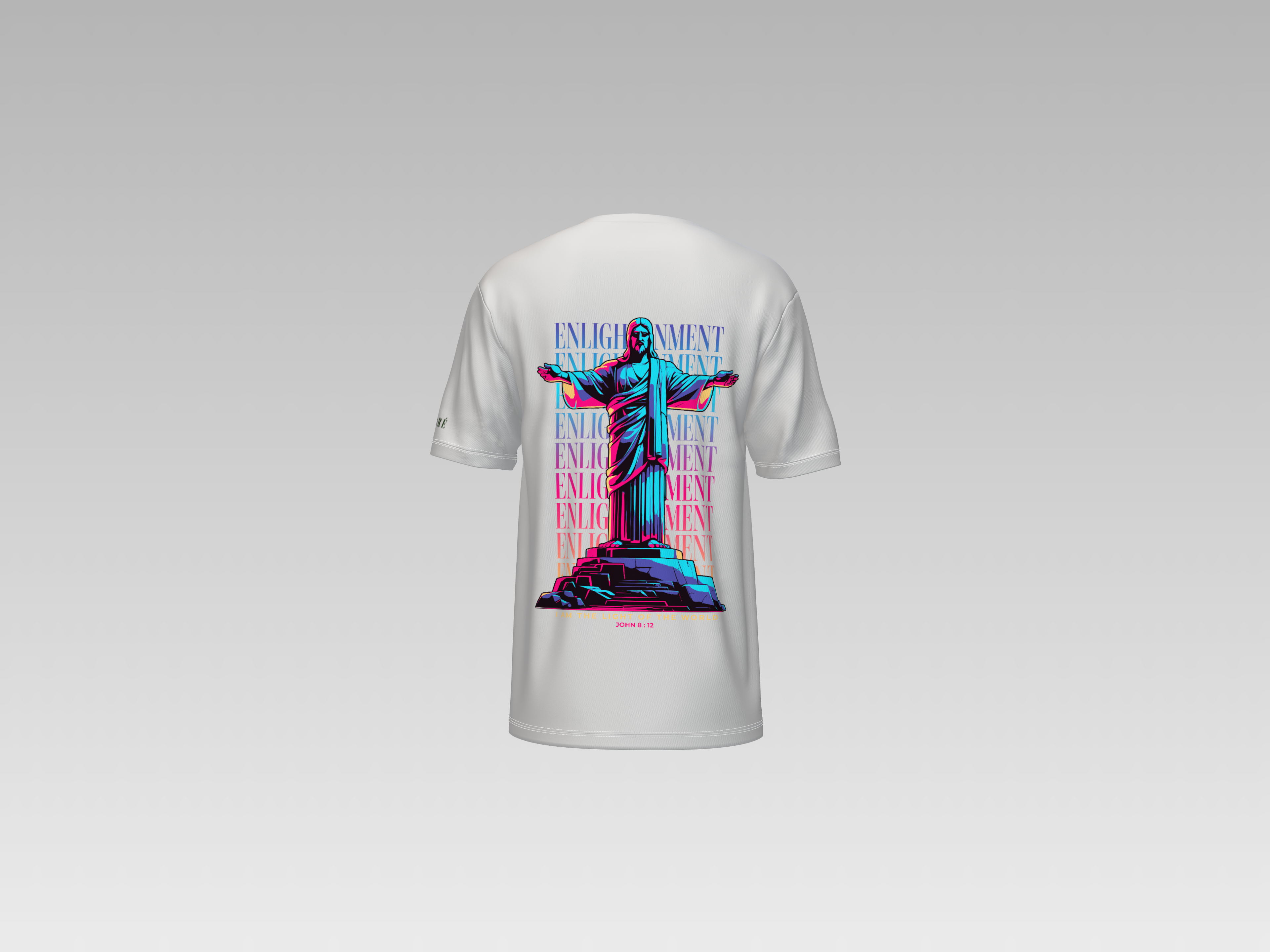 ENLIGHTENMENT PRINTED T-SHIRT