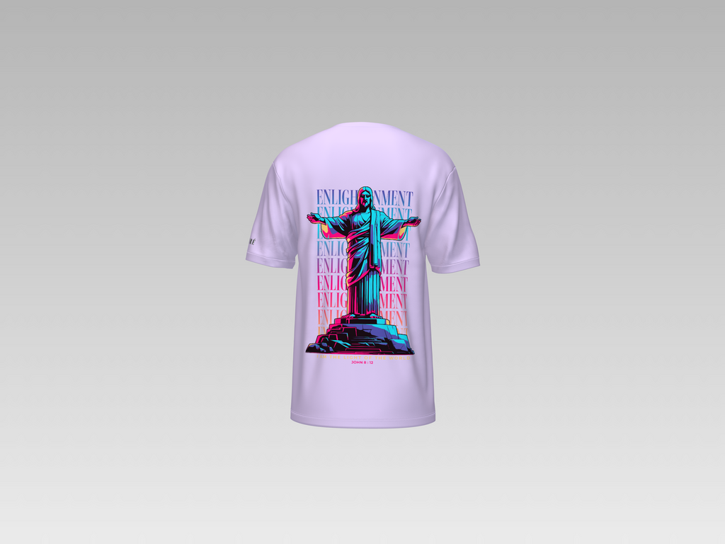 ENLIGHTENMENT PRINTED T-SHIRT