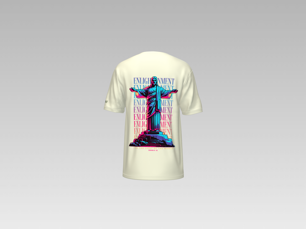 ENLIGHTENMENT PRINTED T-SHIRT