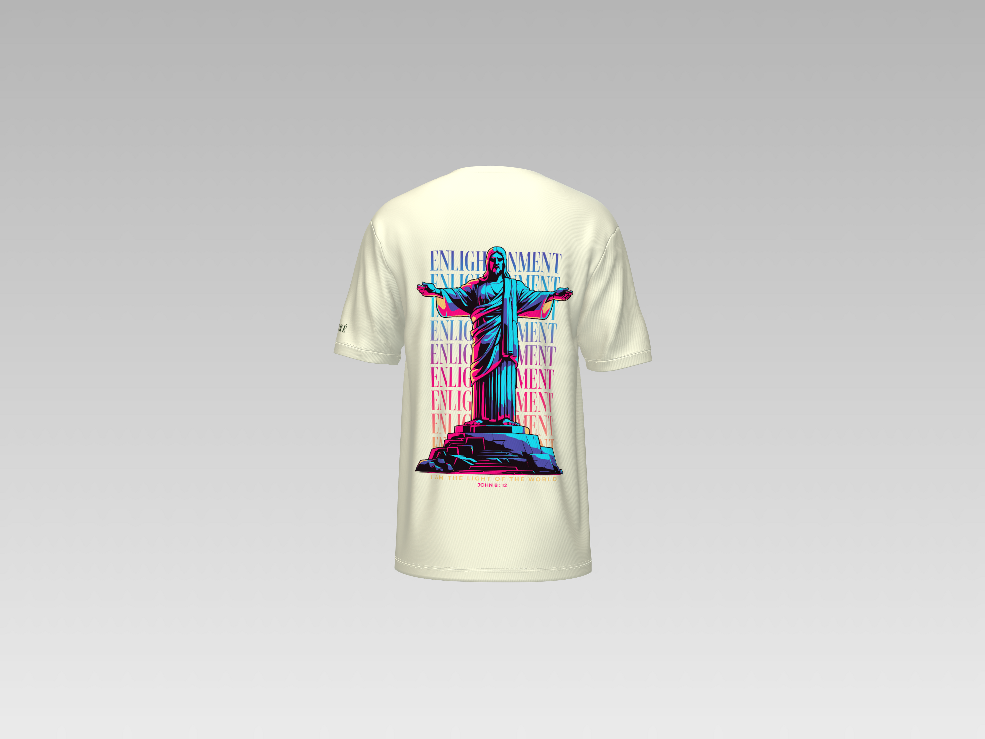 ENLIGHTENMENT PRINTED T-SHIRT