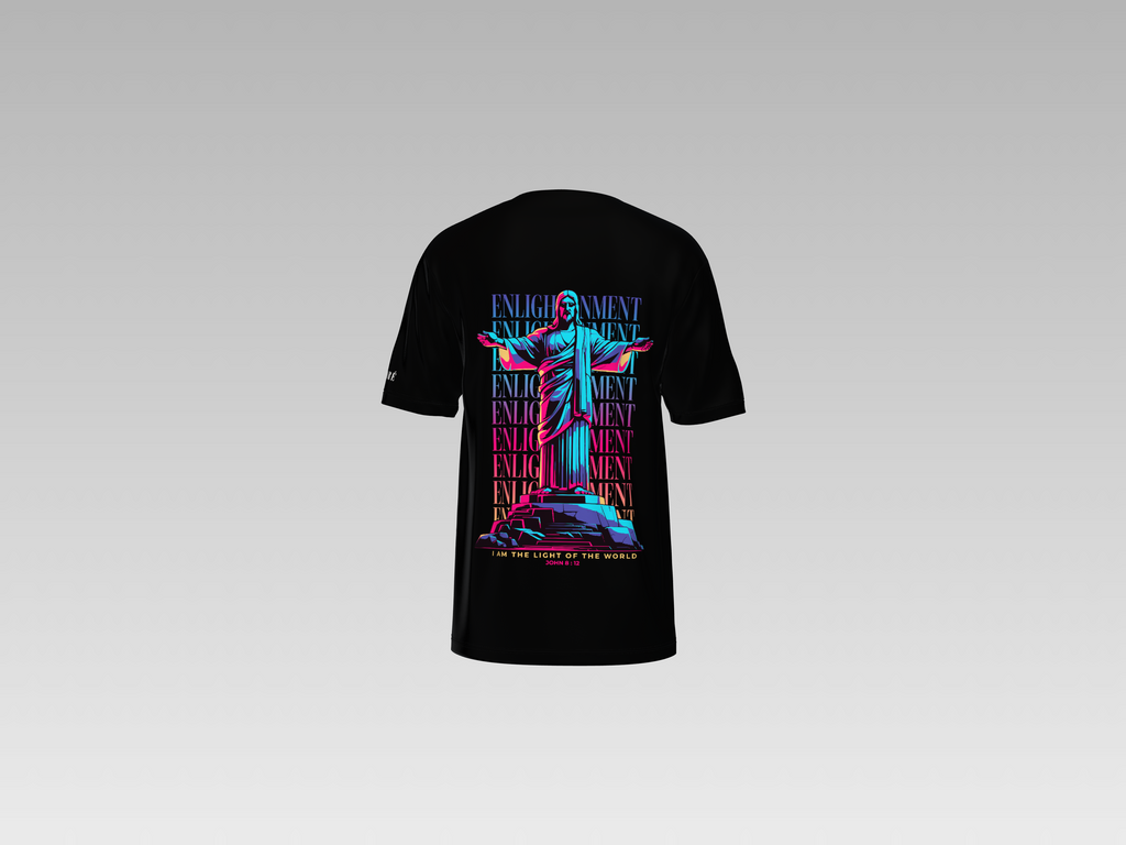 ENLIGHTENMENT PRINTED T-SHIRT