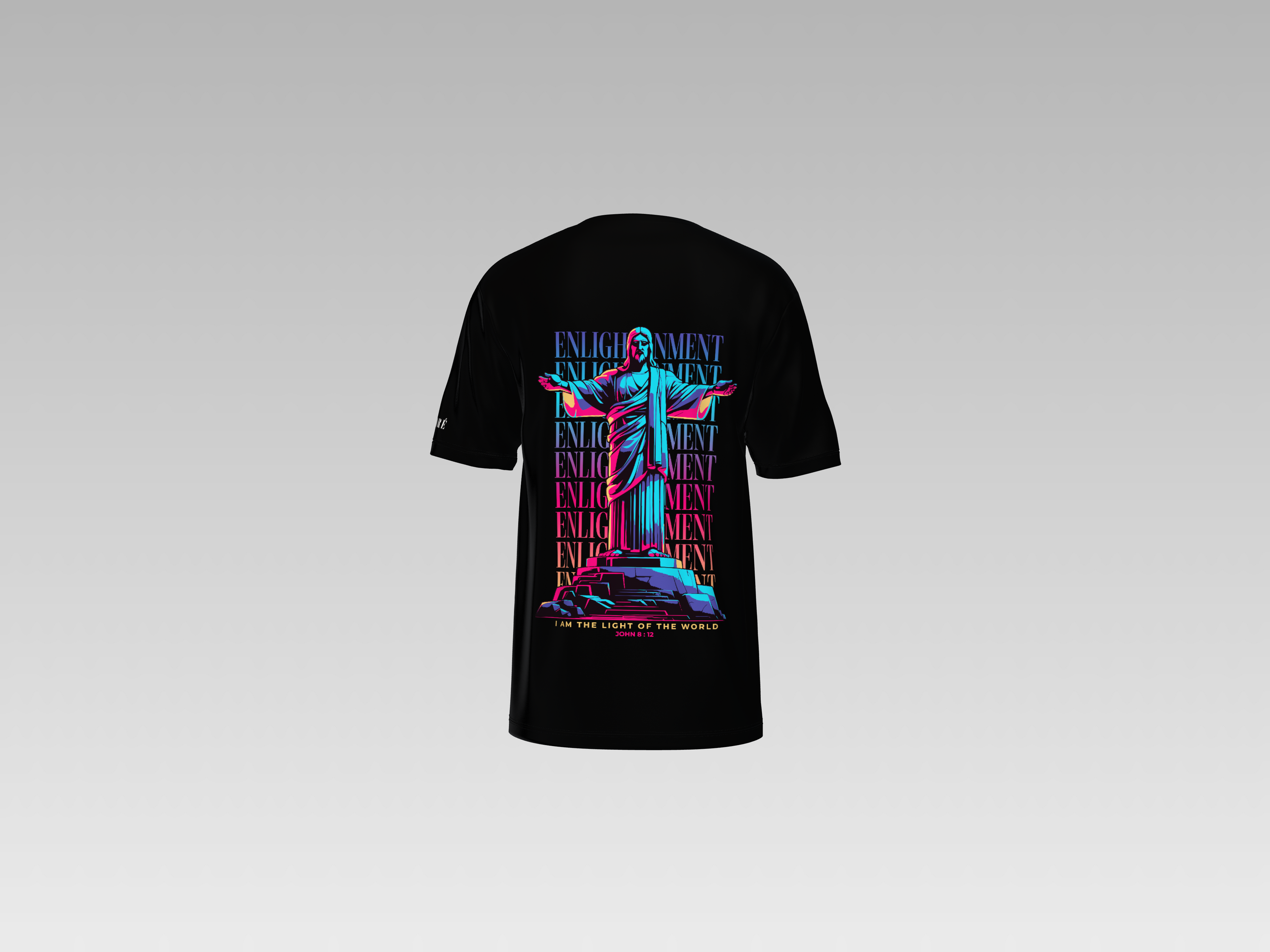 ENLIGHTENMENT PRINTED T-SHIRT