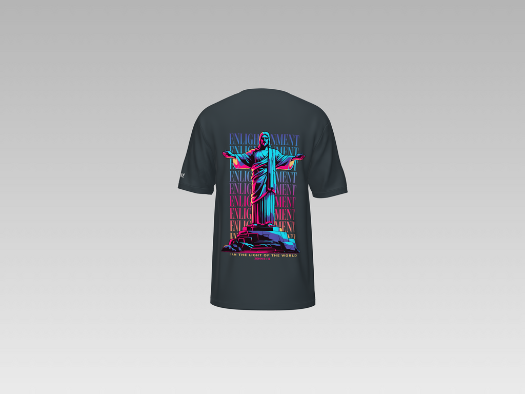 ENLIGHTENMENT PRINTED T-SHIRT