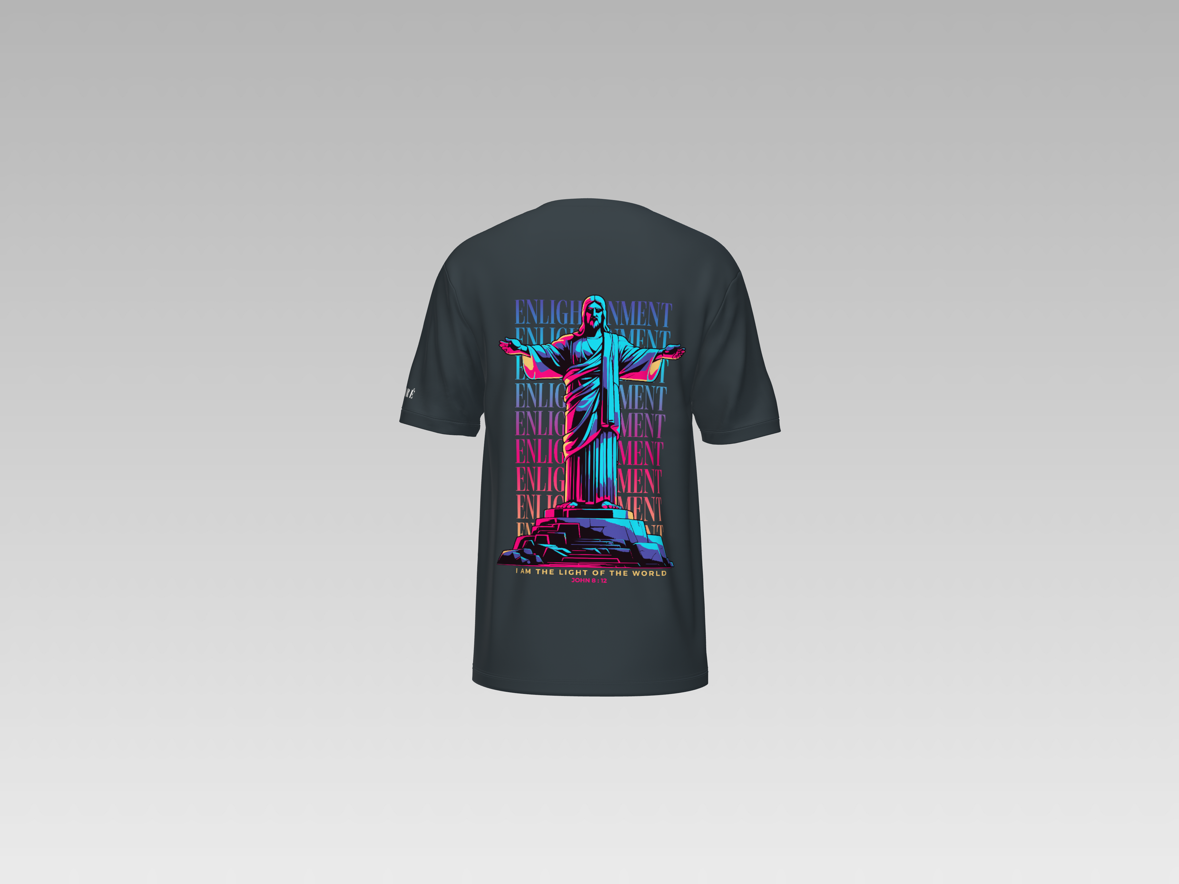 ENLIGHTENMENT PRINTED T-SHIRT