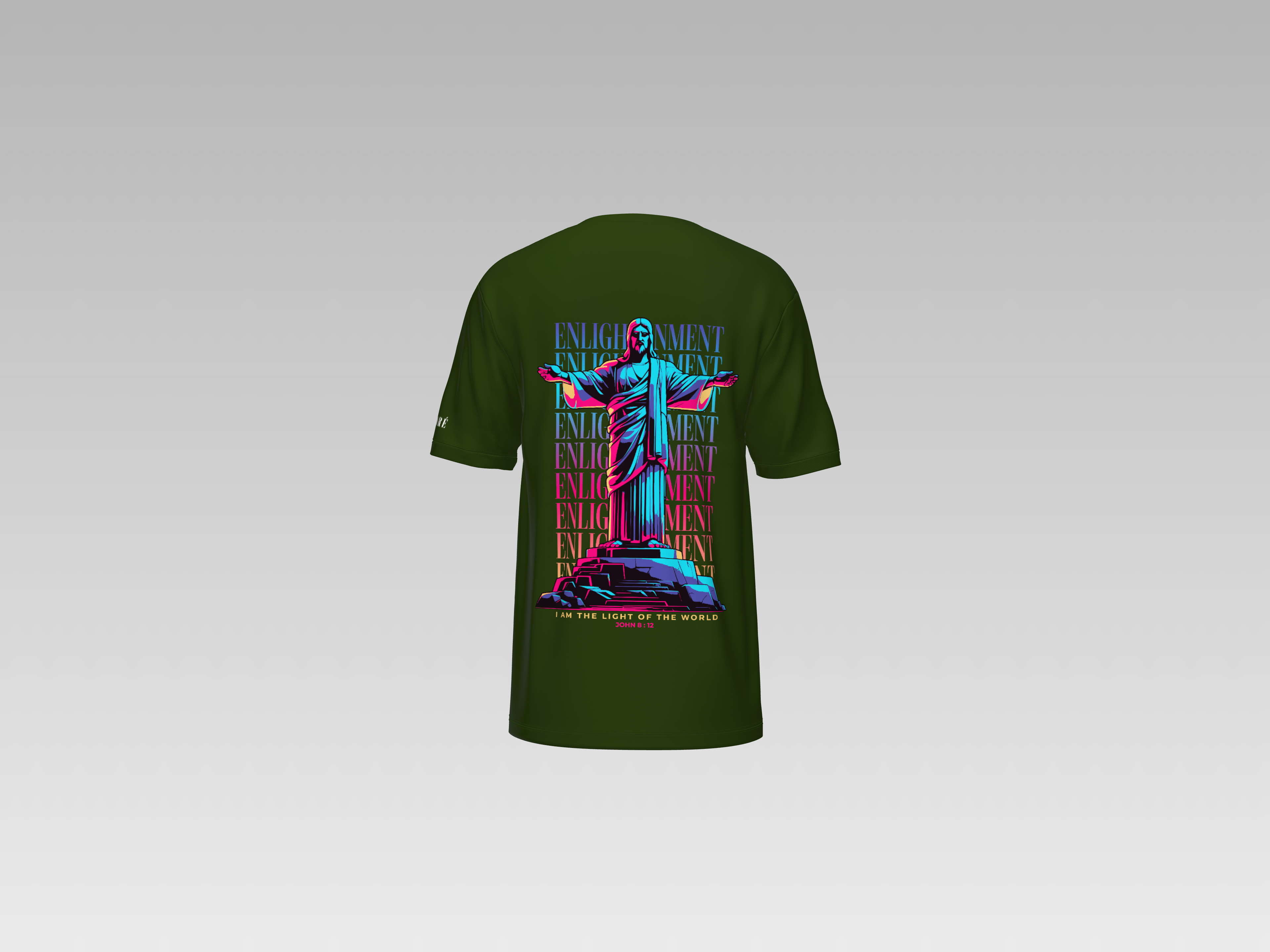 ENLIGHTENMENT PRINTED T-SHIRT