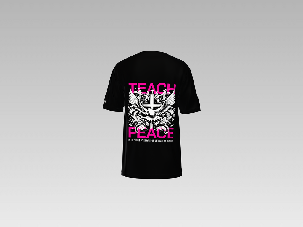 TEACH PEACE PRINTED T-SHIRT