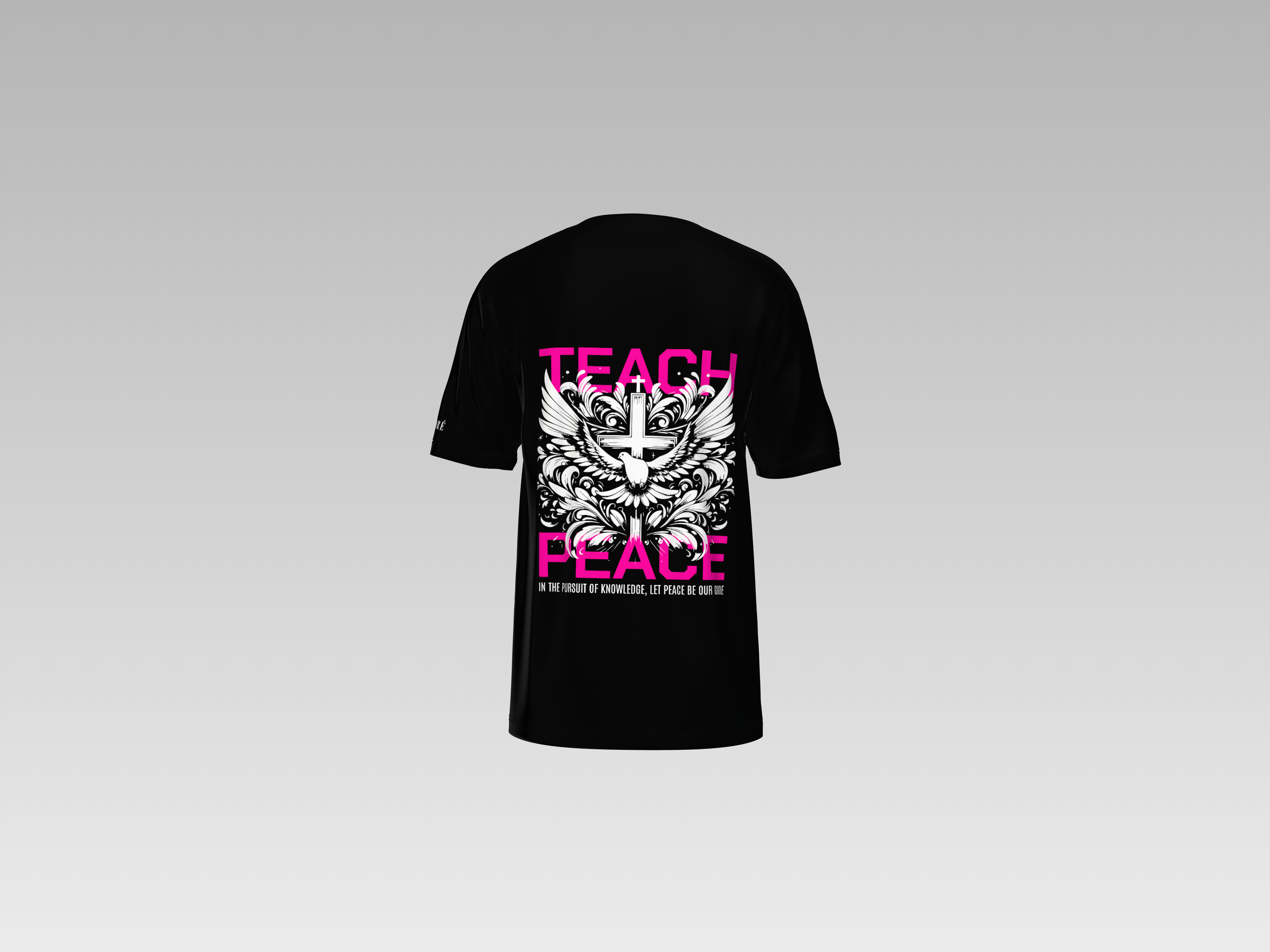 TEACH PEACE PRINTED T-SHIRT