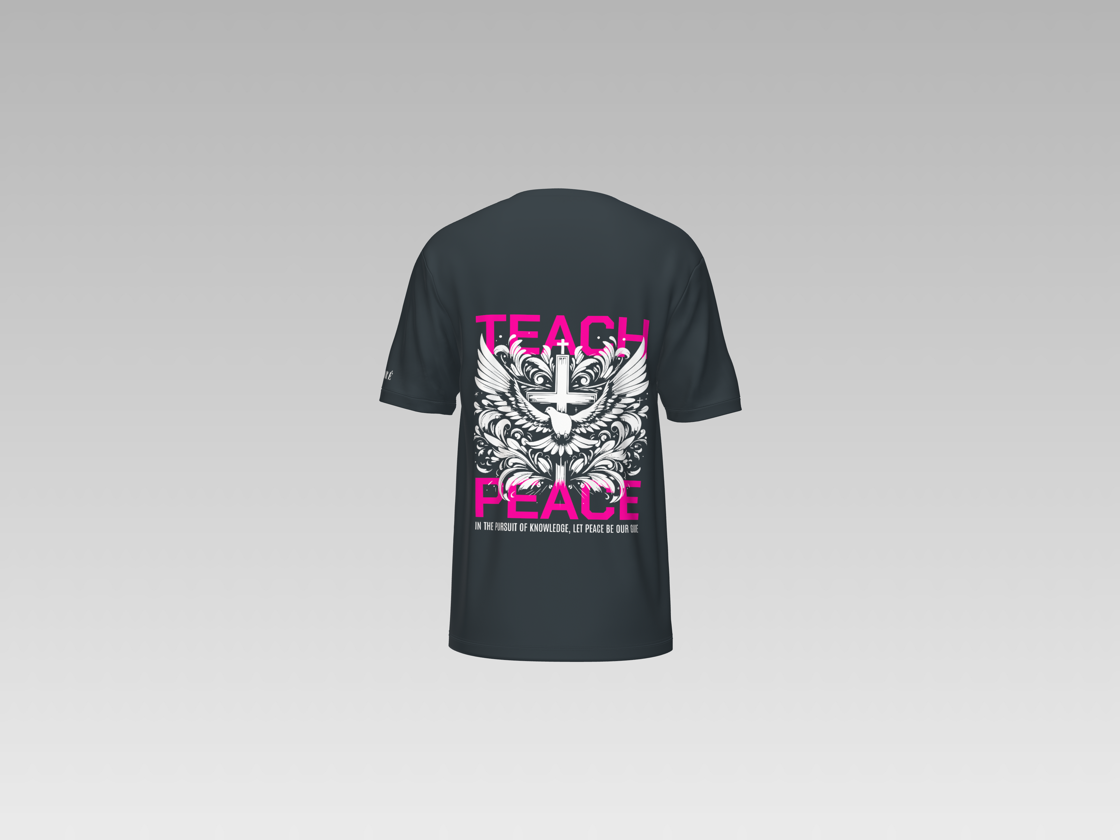 TEACH PEACE PRINTED T-SHIRT