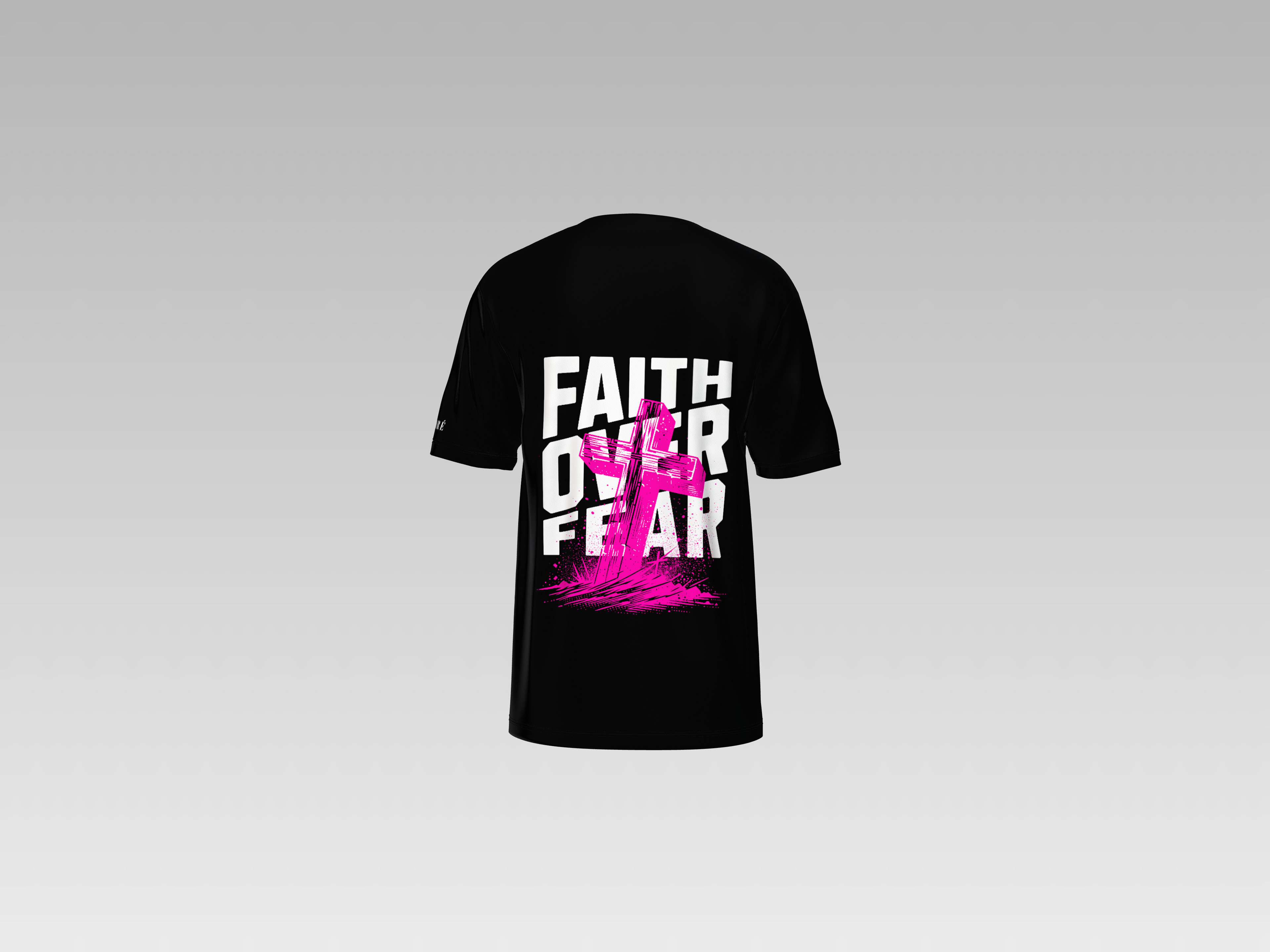 FAITH OVER FEAR PRINTED T-SHIRT