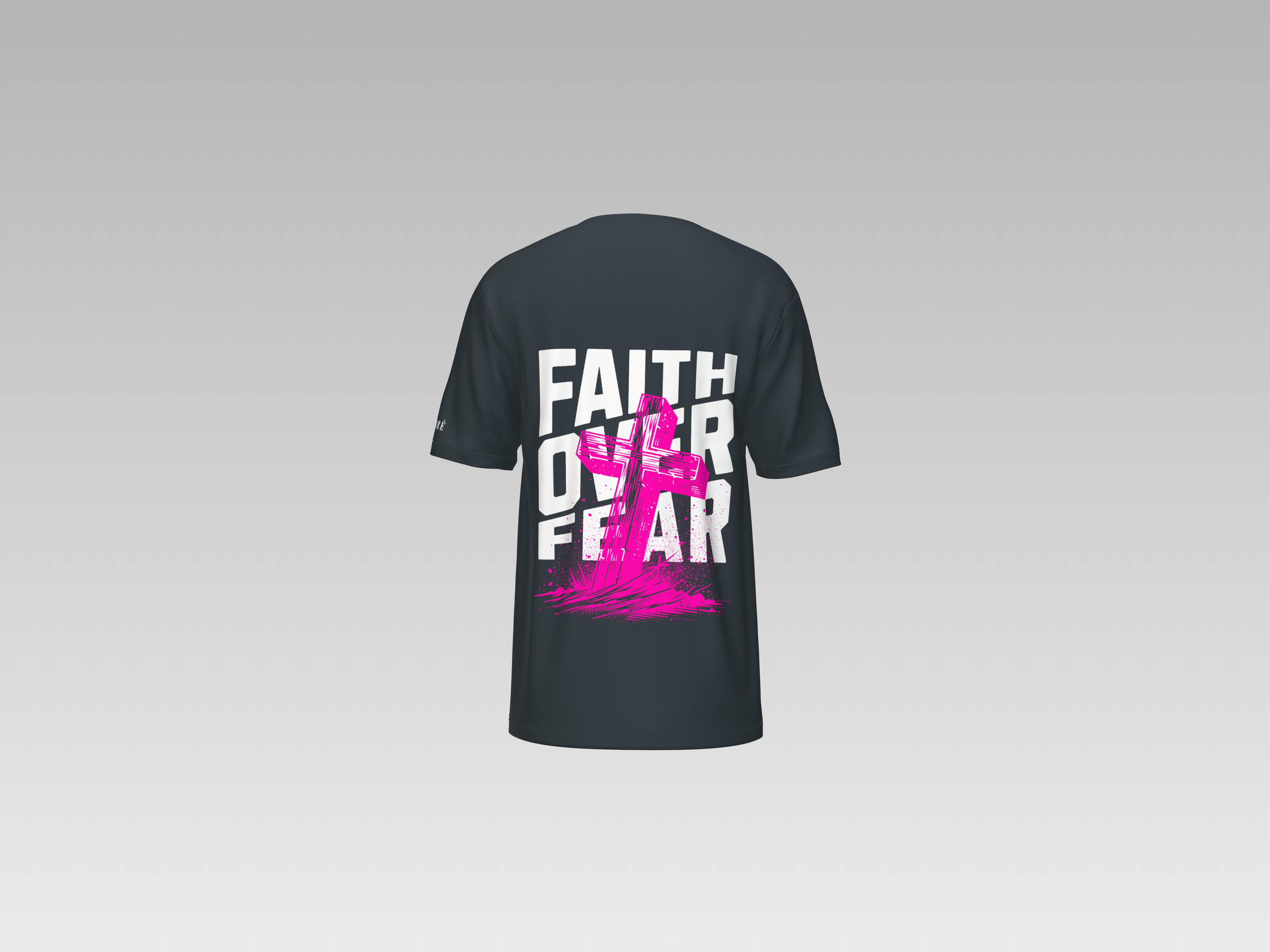 FAITH OVER FEAR PRINTED T-SHIRT
