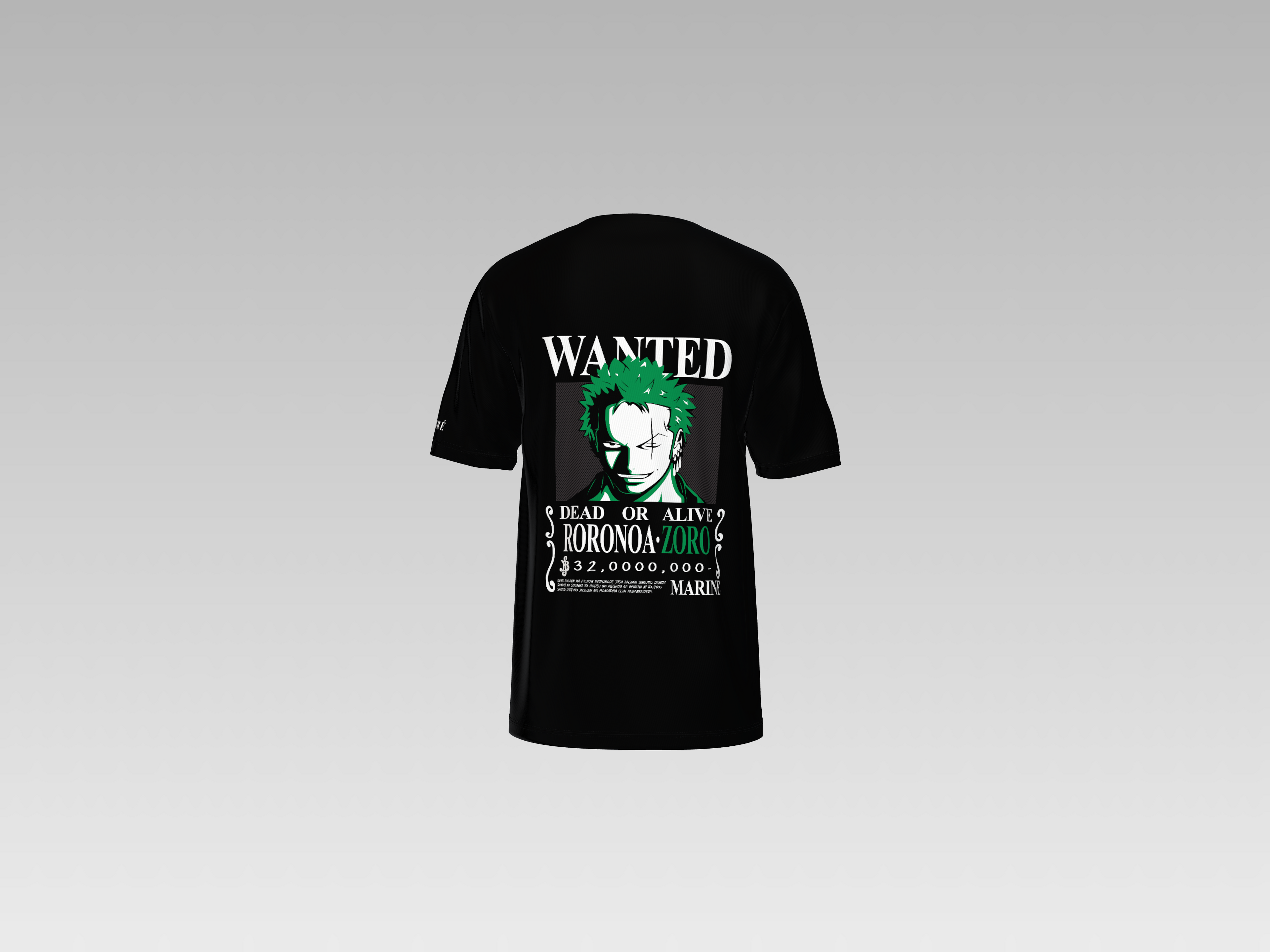 ZORO WANTED PRINTED T-SHIRT