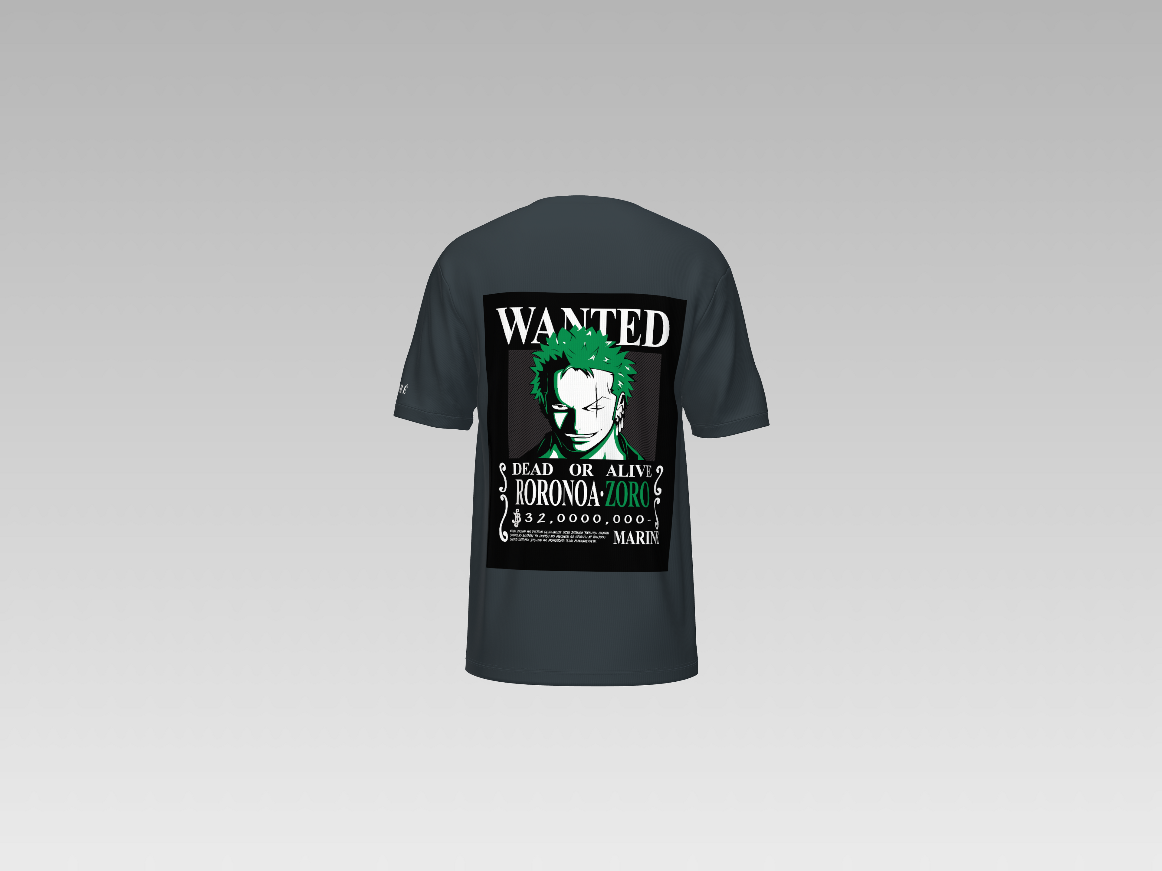 ZORO WANTED PRINTED T-SHIRT