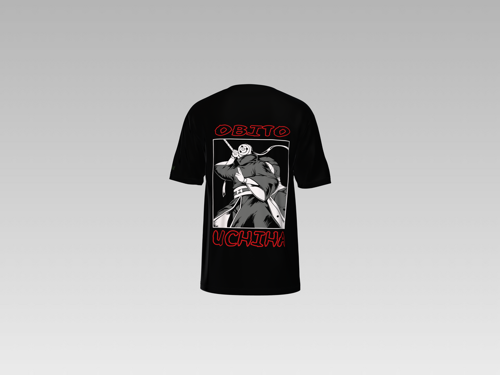OBITO UCHIHA PRINTED T-SHIRT