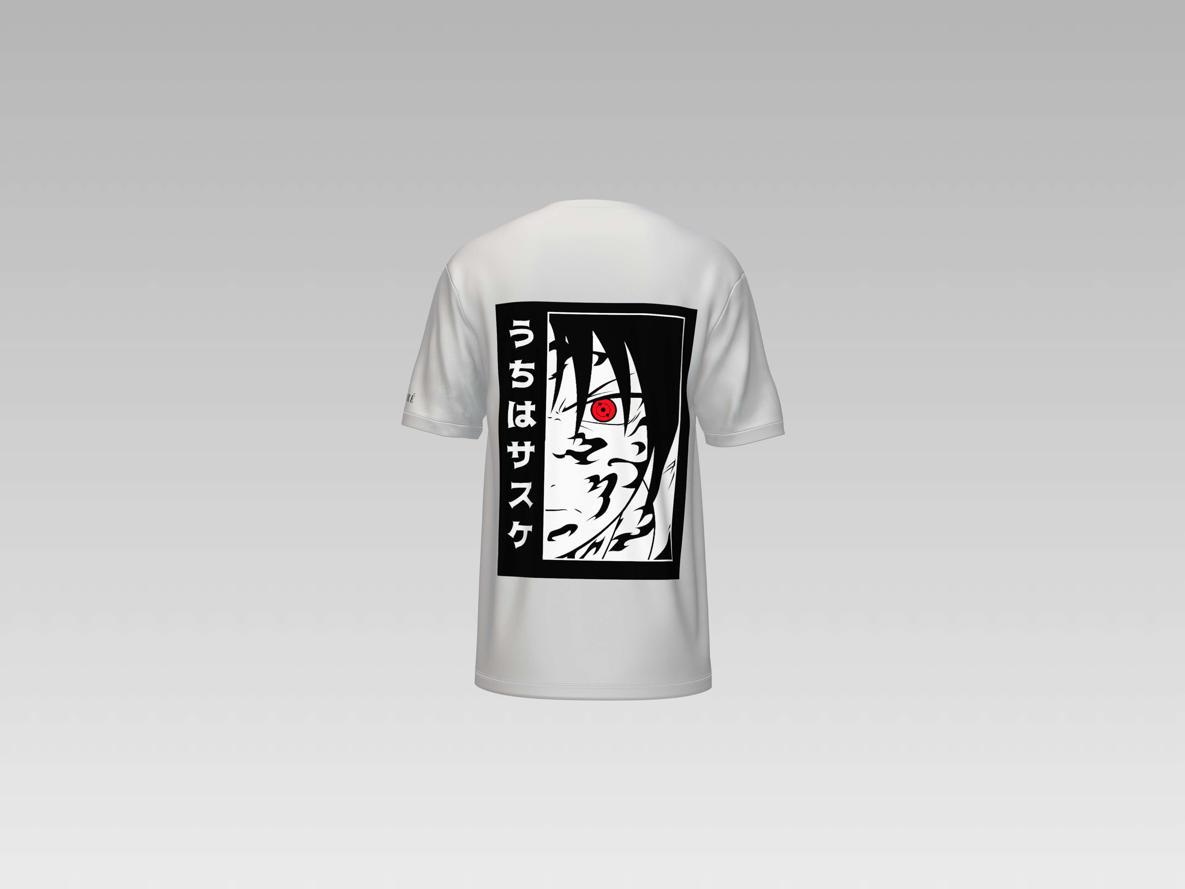 SASUKE UCHIHA PRINTED T-SHIRT