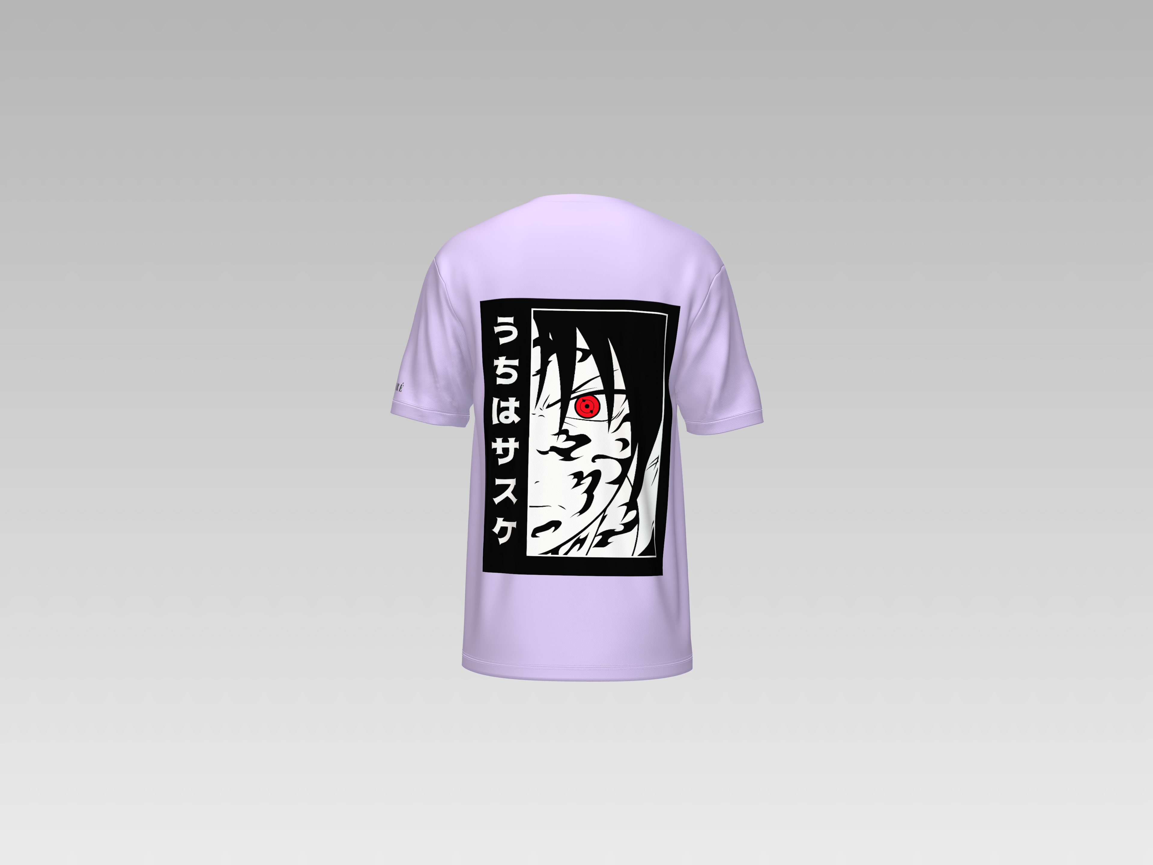 SASUKE UCHIHA PRINTED T-SHIRT