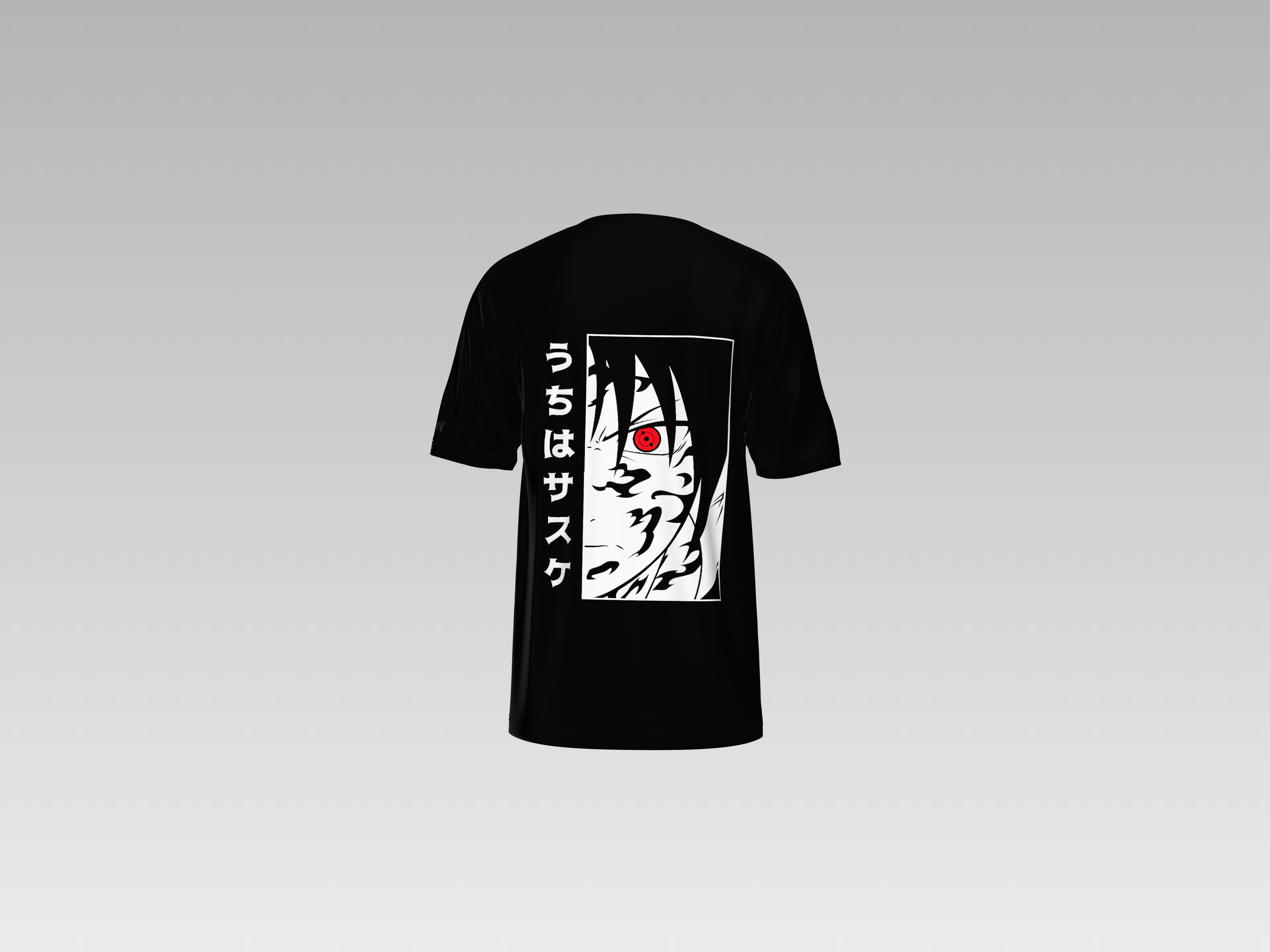 SASUKE UCHIHA PRINTED T-SHIRT