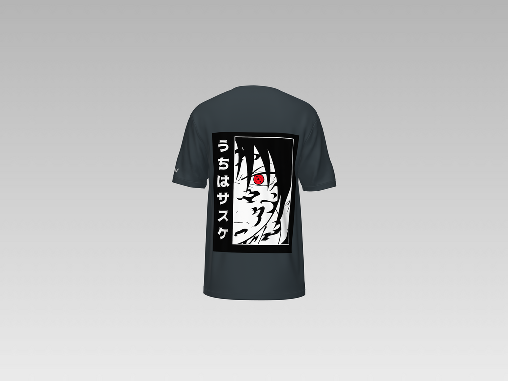 SASUKE UCHIHA PRINTED T-SHIRT