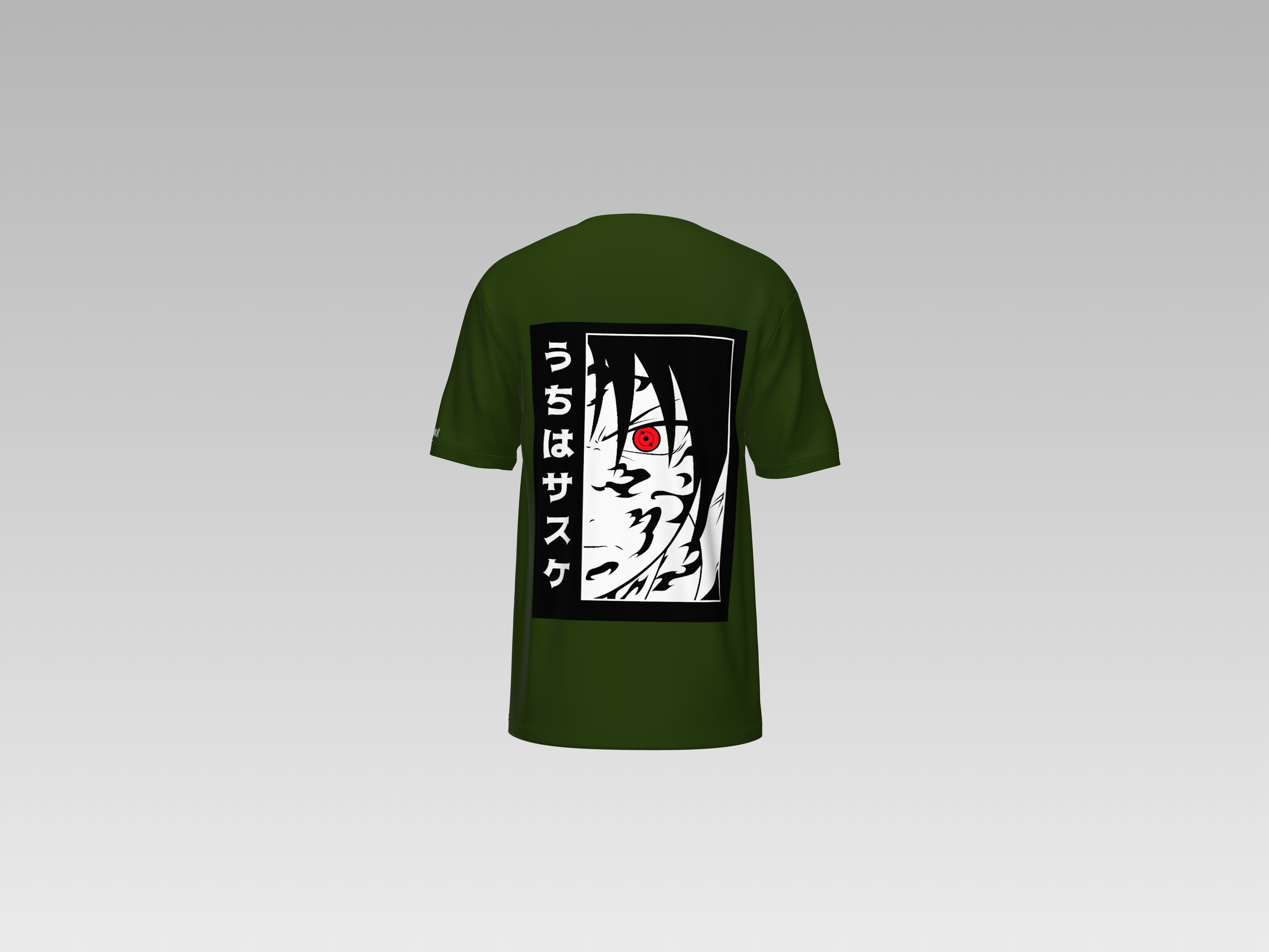 SASUKE UCHIHA PRINTED T-SHIRT
