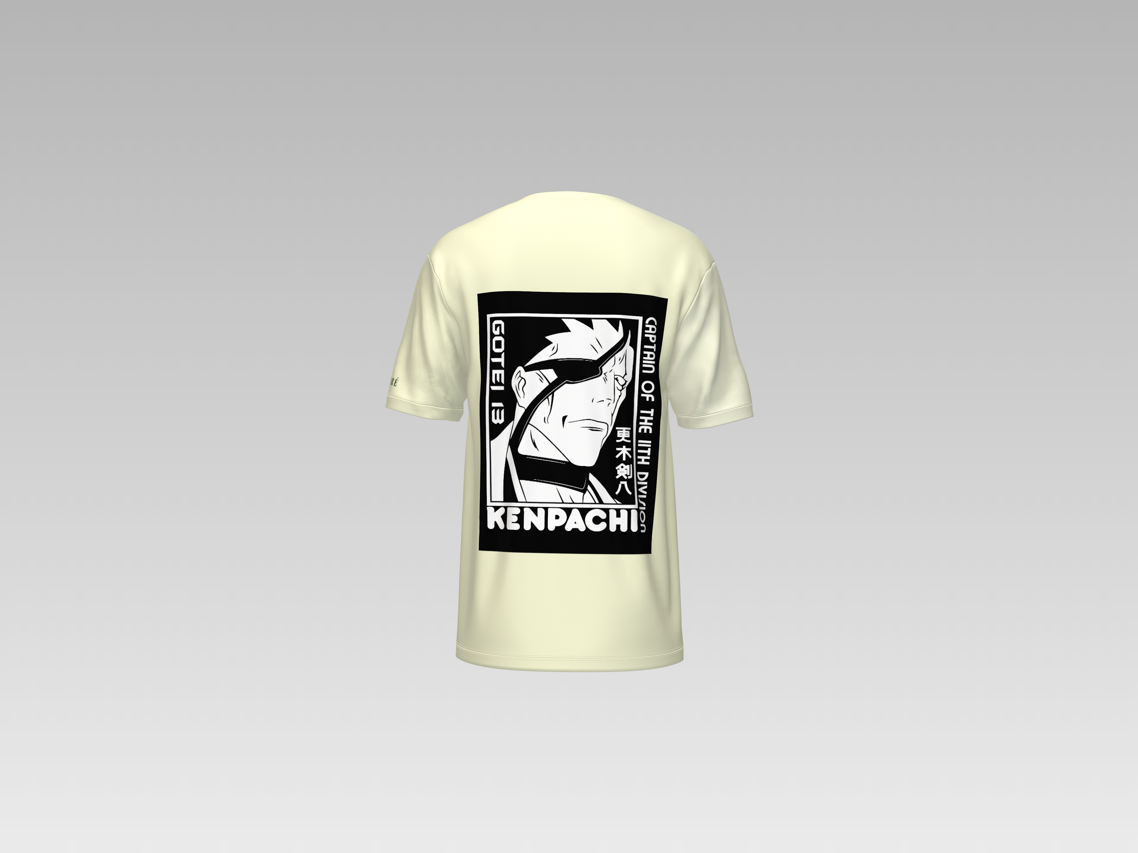KENPACHI ZARAKI PRINTED T-SHIRT