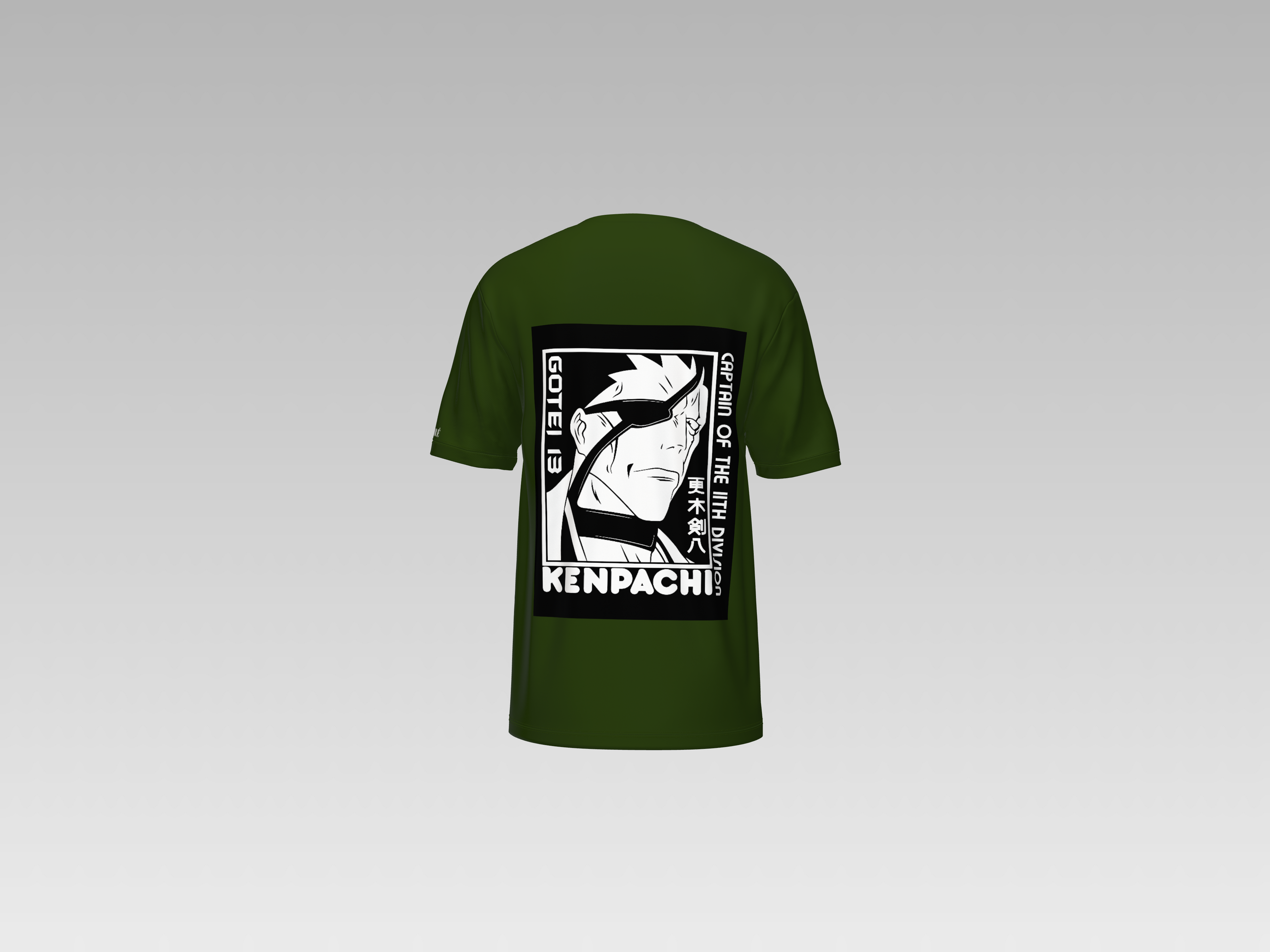 KENPACHI ZARAKI PRINTED T-SHIRT