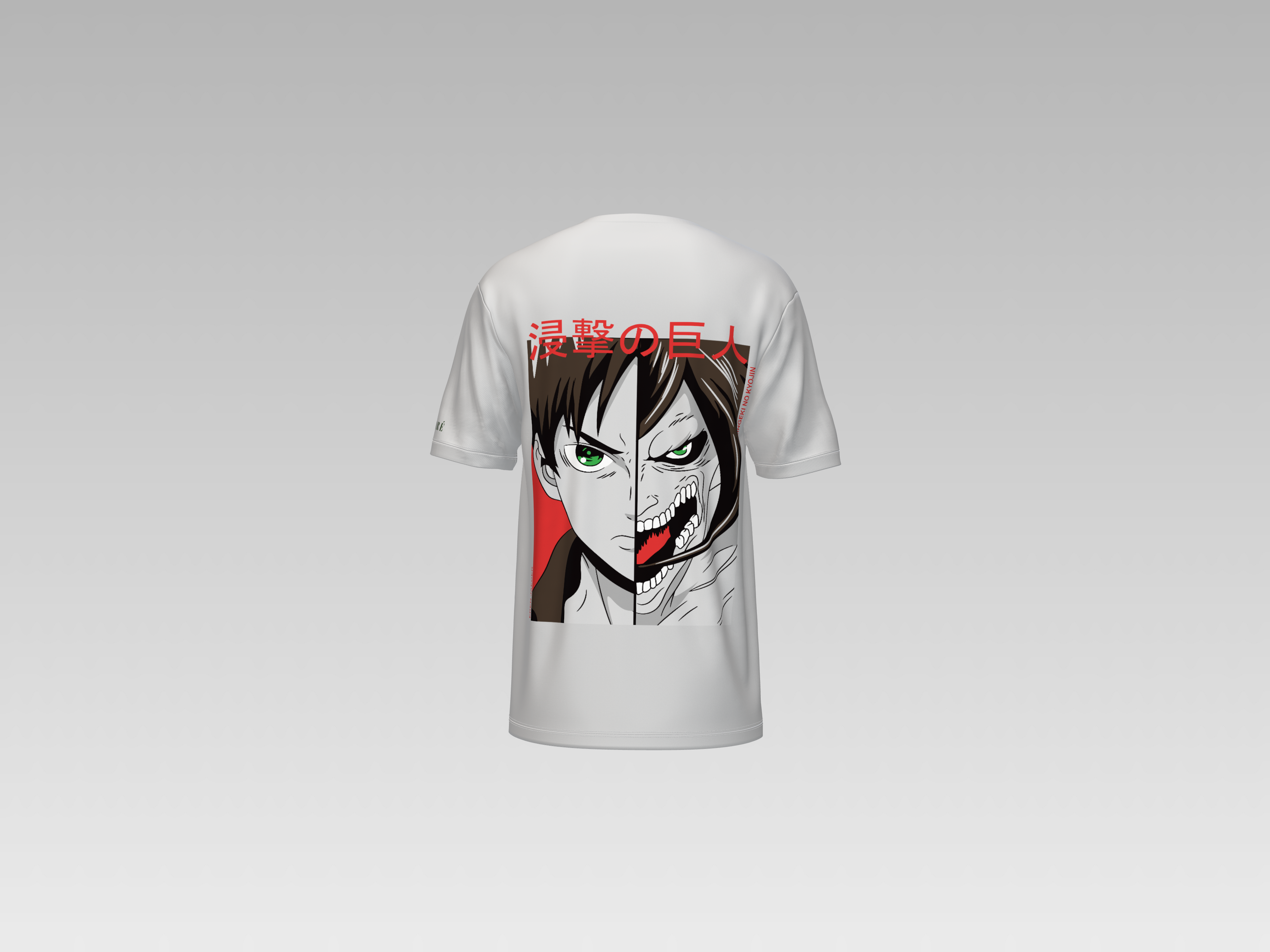 EREN YEAGER PRINTED T-SHIRT