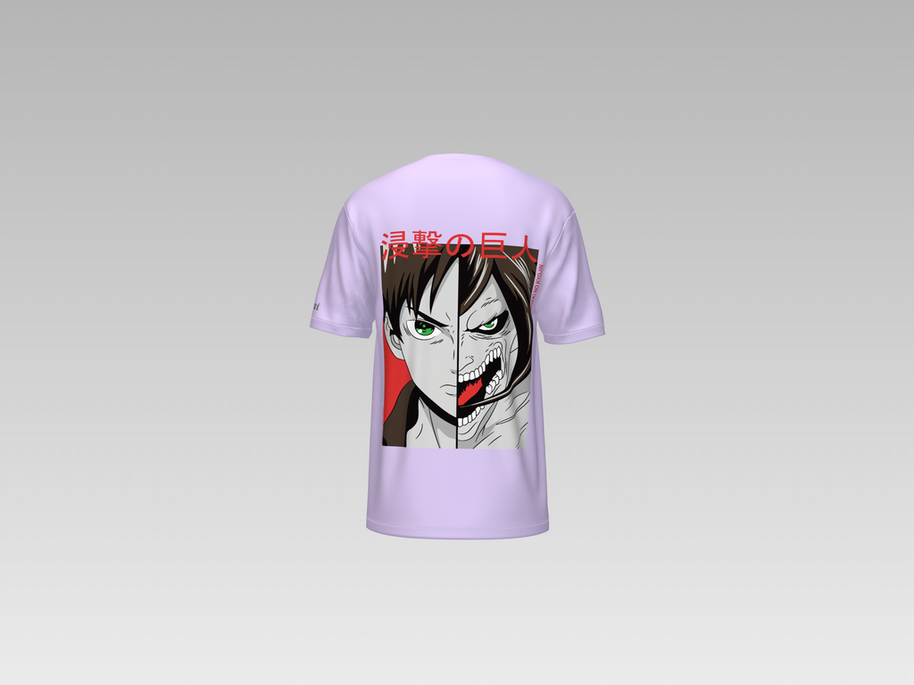 EREN YEAGER PRINTED T-SHIRT
