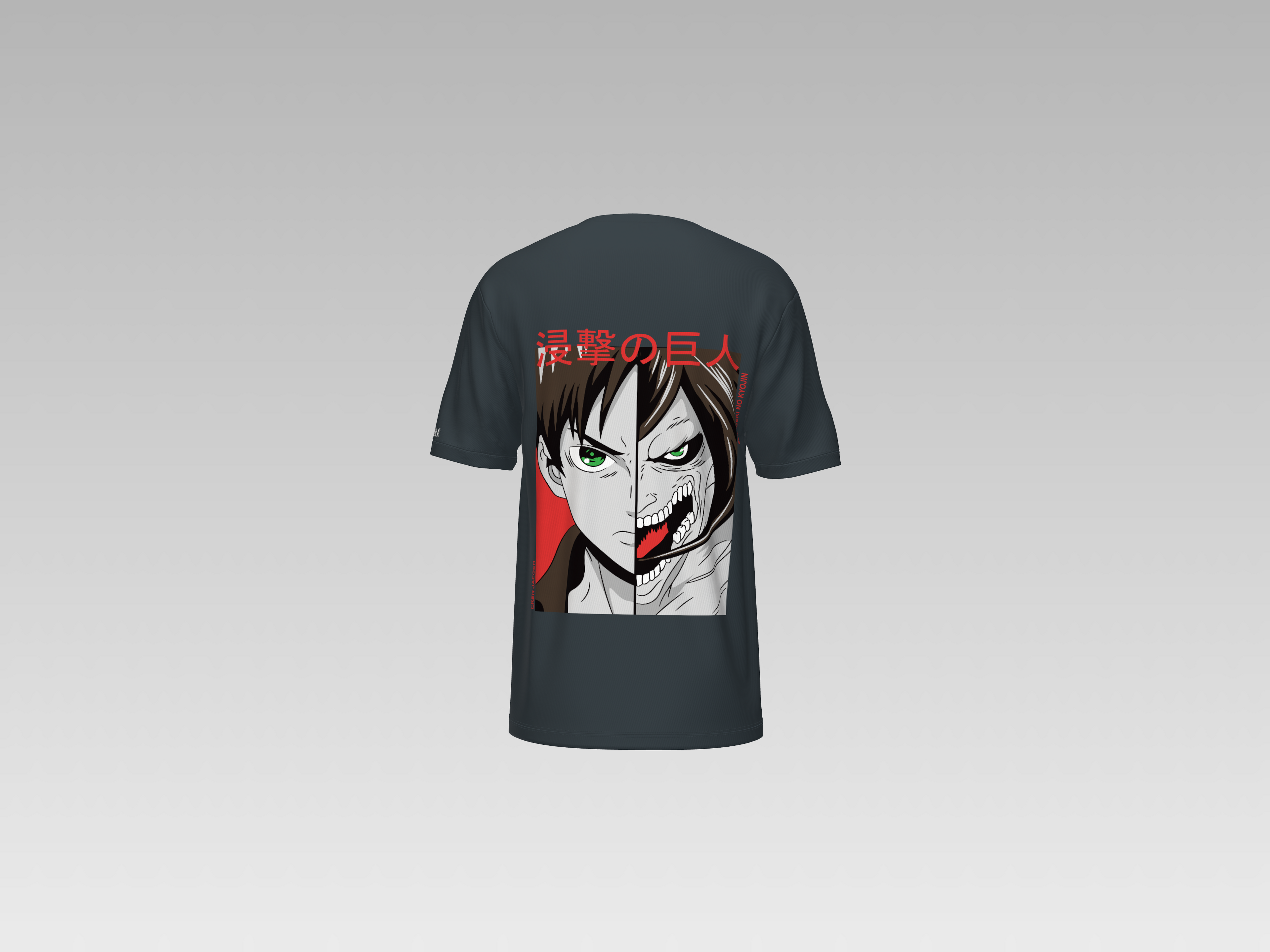 EREN YEAGER PRINTED T-SHIRT