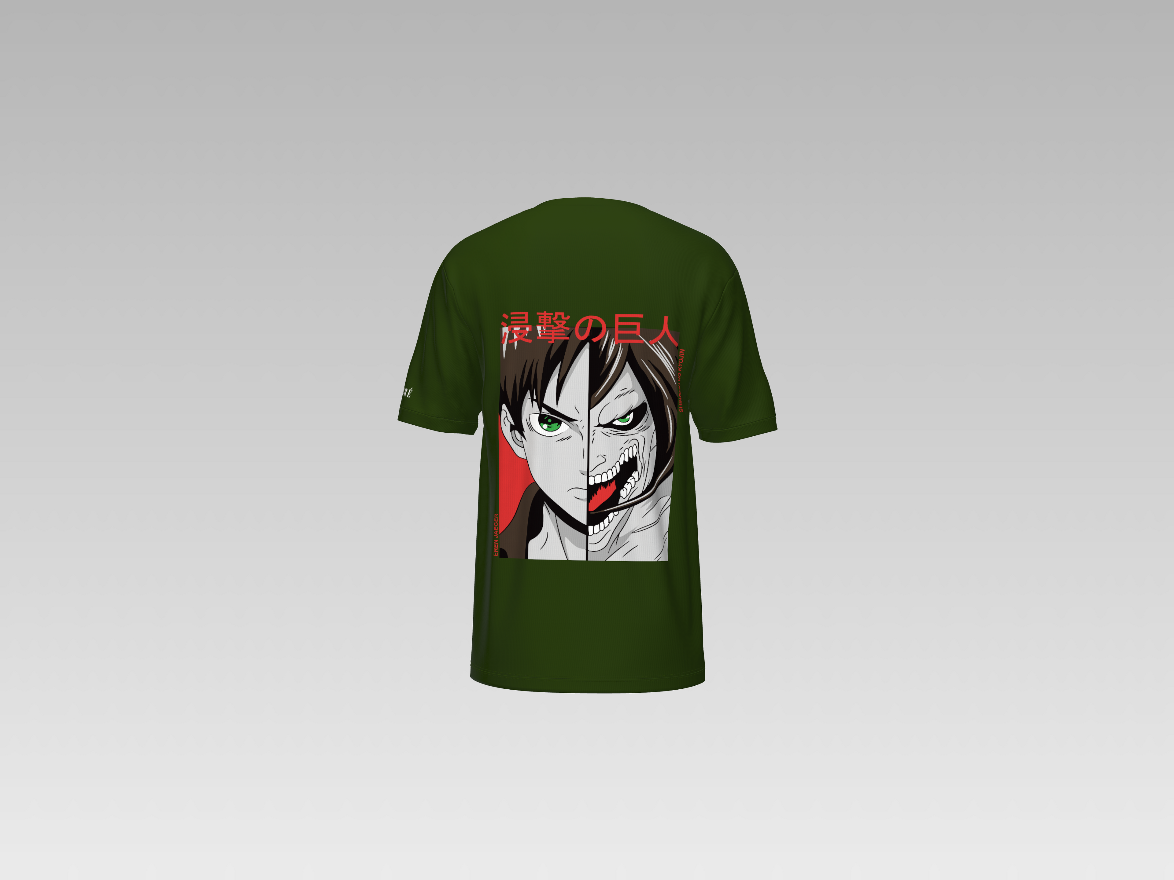 EREN YEAGER PRINTED T-SHIRT