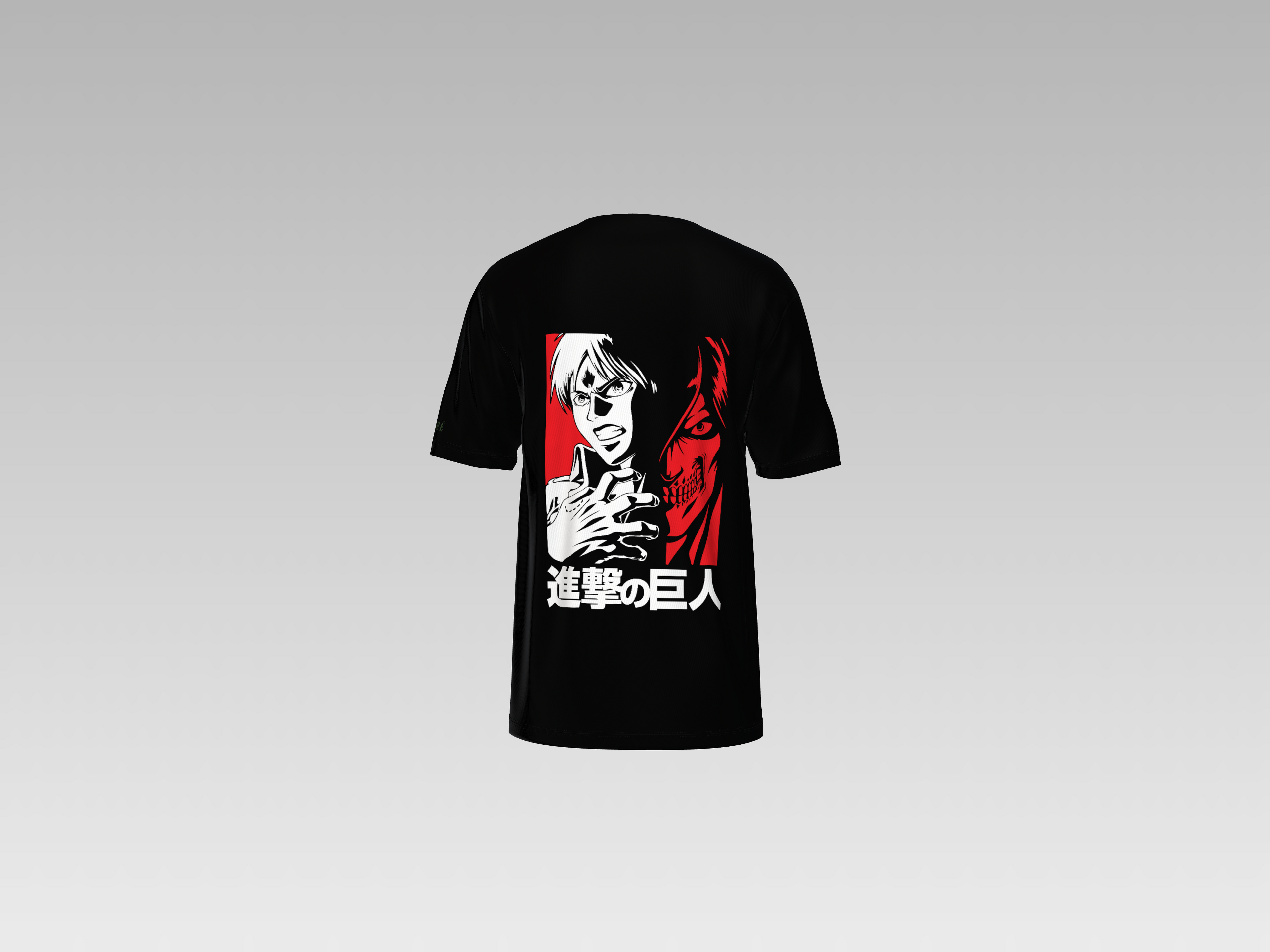 AOT- WHITE TITAN  PRINTED T-SHIRT