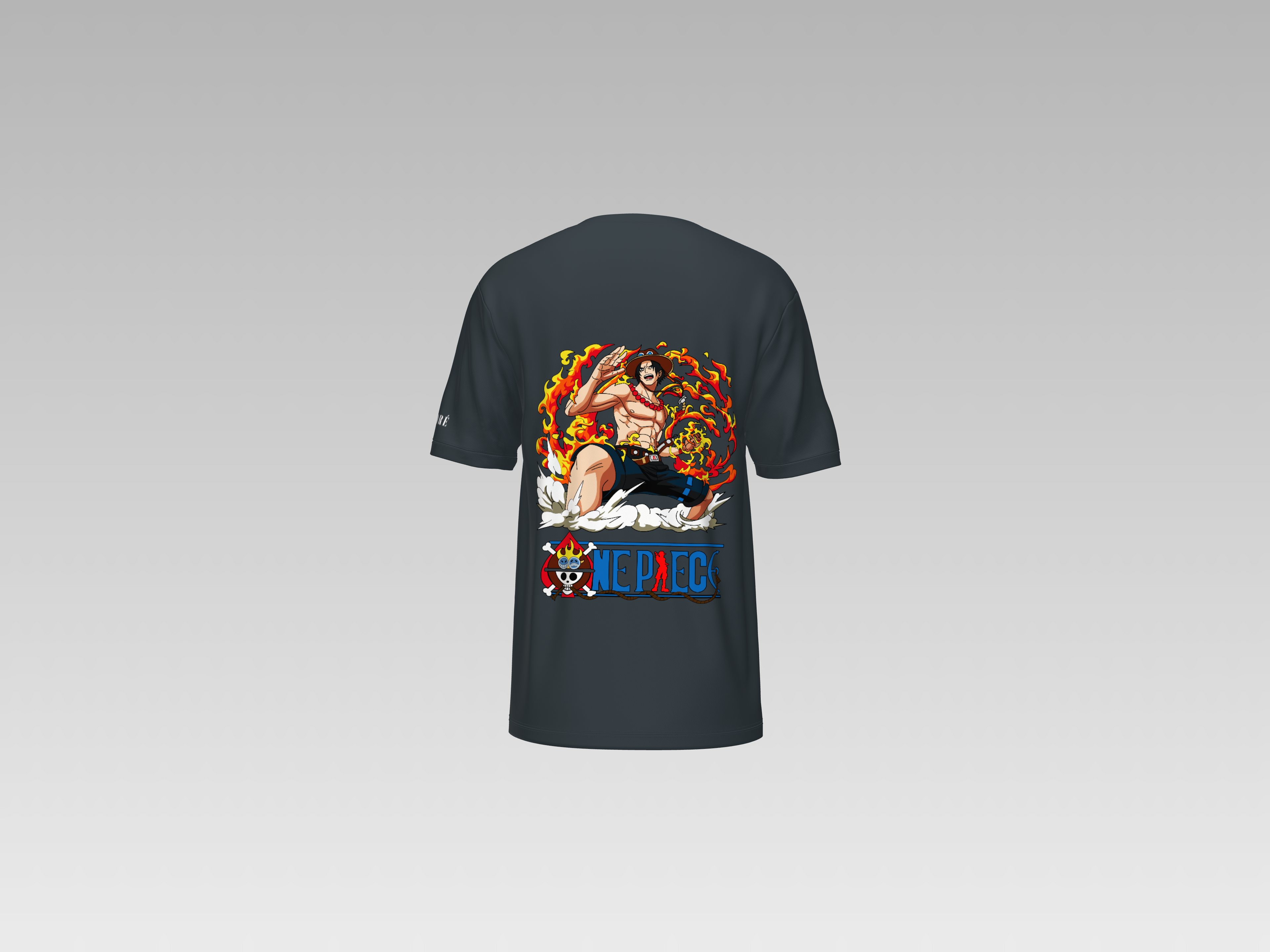 PORTGAS D ACE PRINTED T-SHIRT