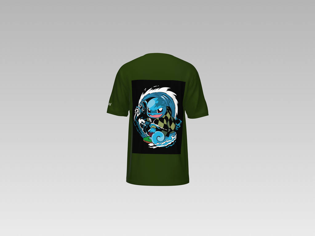 SQIRTLE PRINTED T-SHIRT