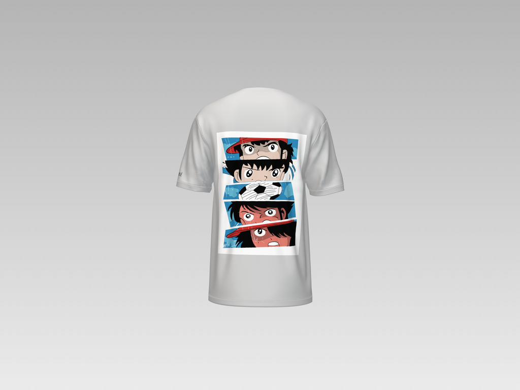 CAPTAIN TSUBASA FOOTBALL PRINTED T-SHIRT