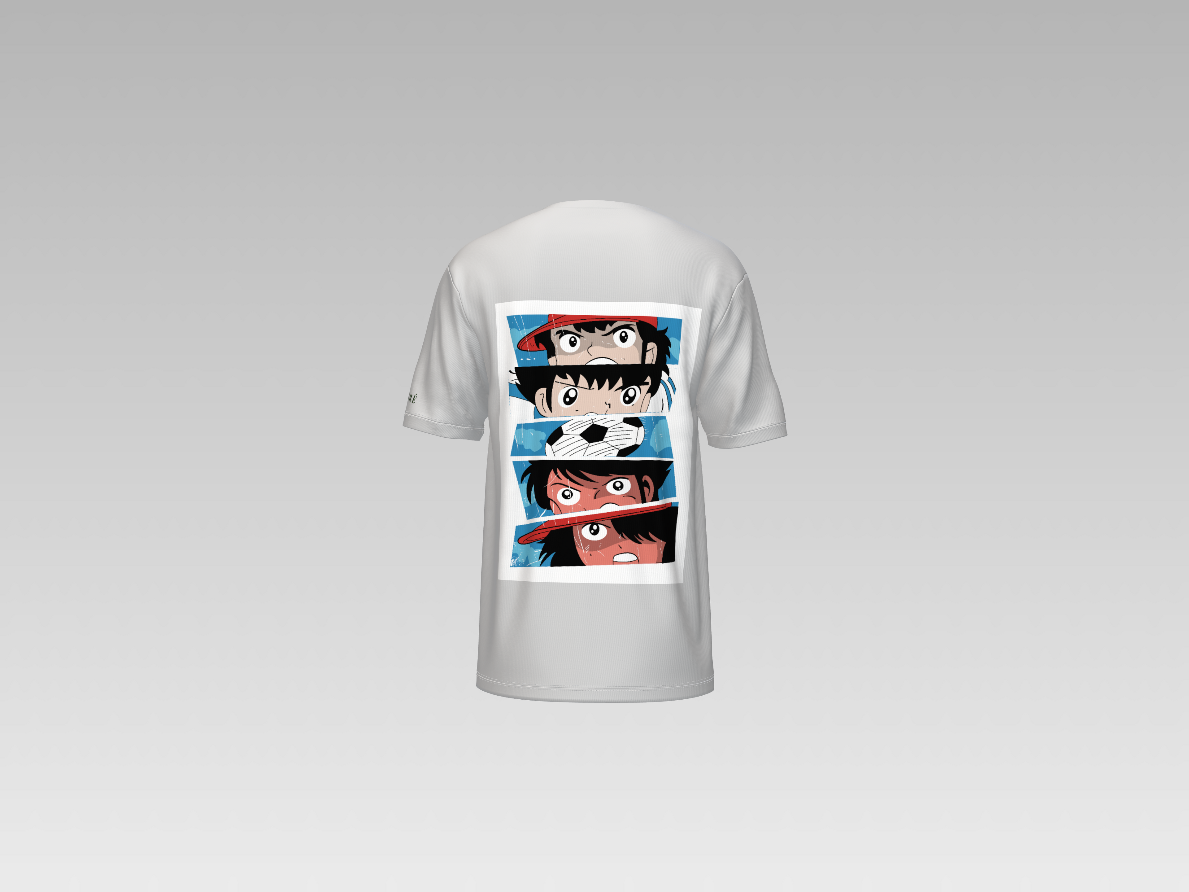 CAPTAIN TSUBASA FOOTBALL PRINTED T-SHIRT