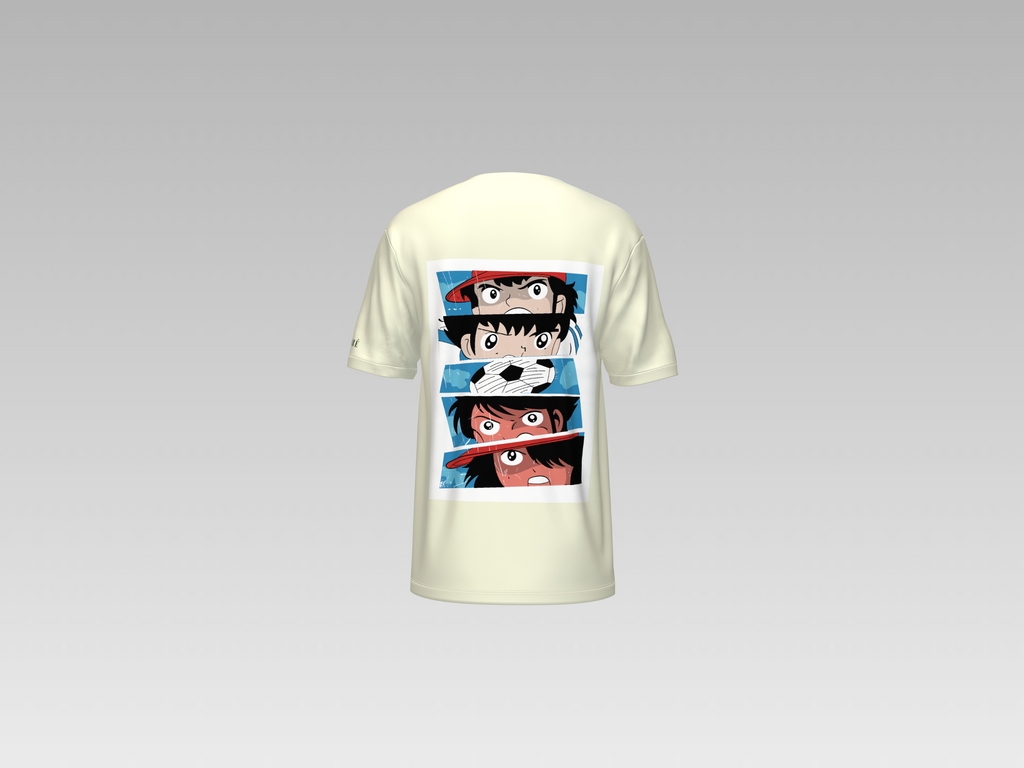 CAPTAIN TSUBASA FOOTBALL PRINTED T-SHIRT