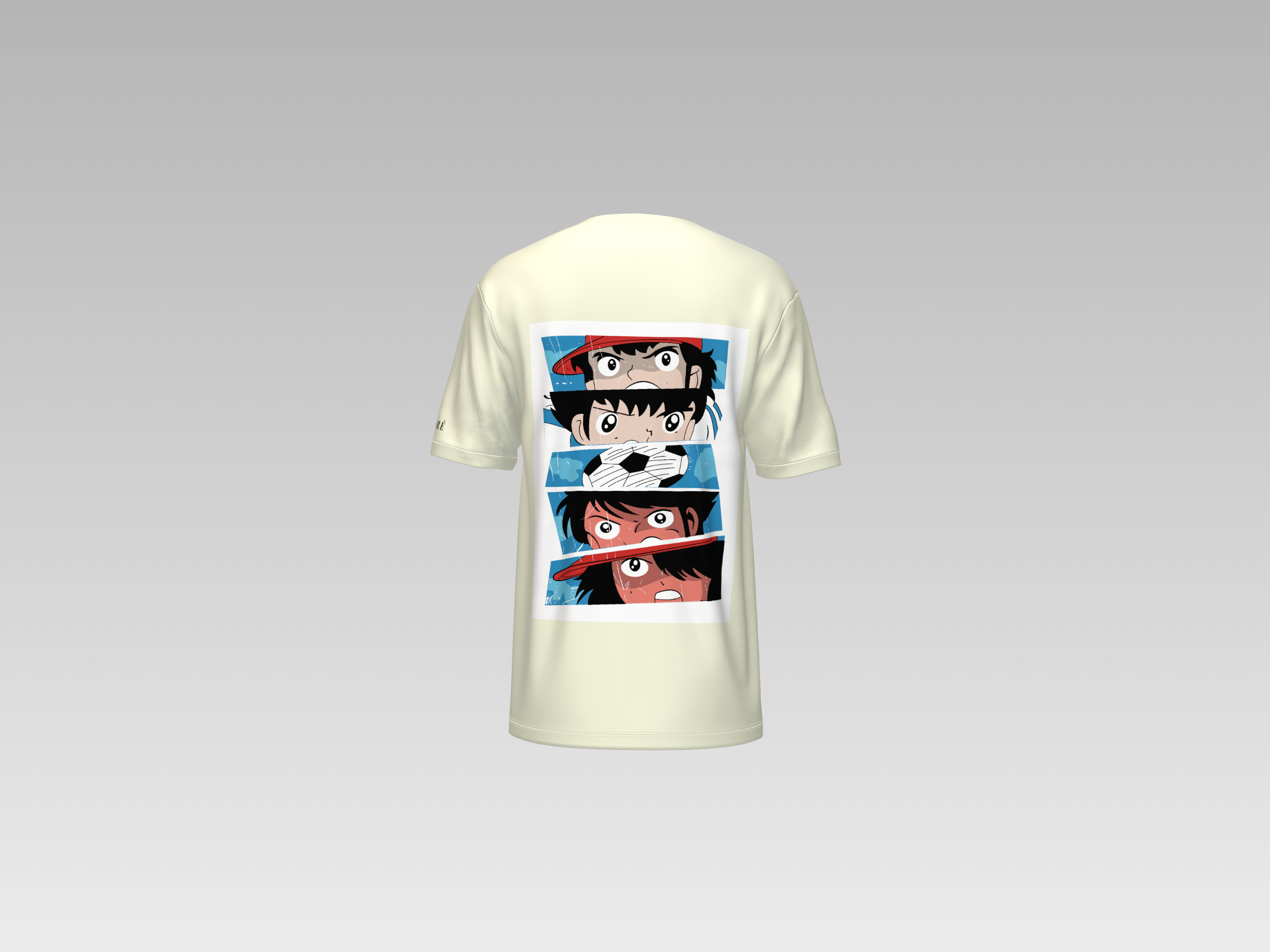 CAPTAIN TSUBASA FOOTBALL PRINTED T-SHIRT