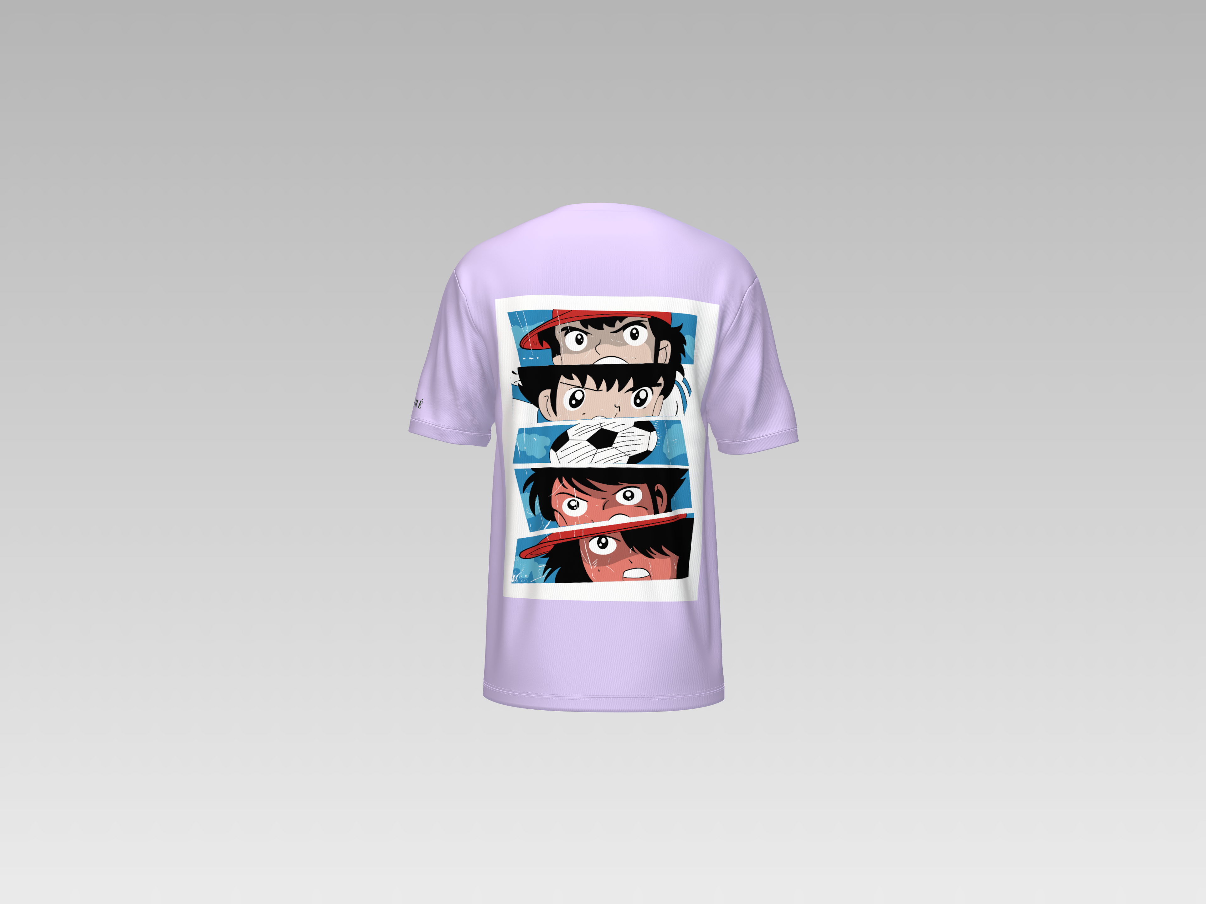 CAPTAIN TSUBASA FOOTBALL PRINTED T-SHIRT