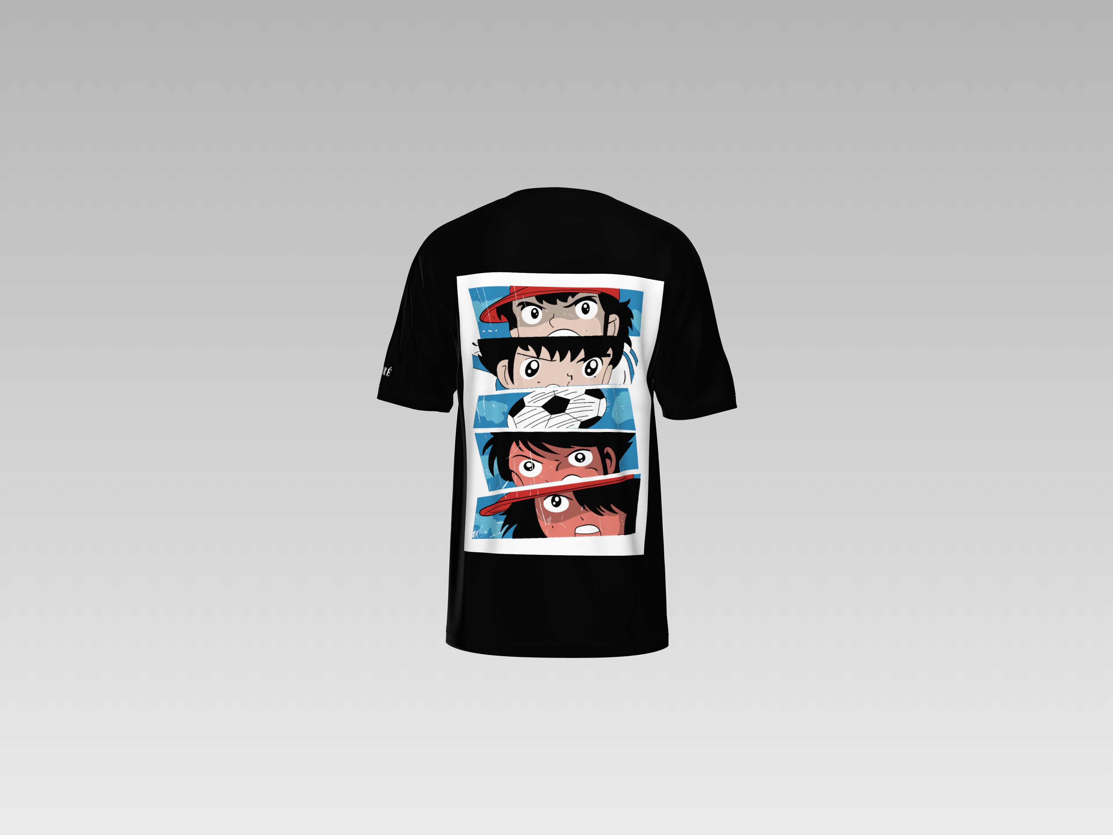 CAPTAIN TSUBASA FOOTBALL PRINTED T-SHIRT