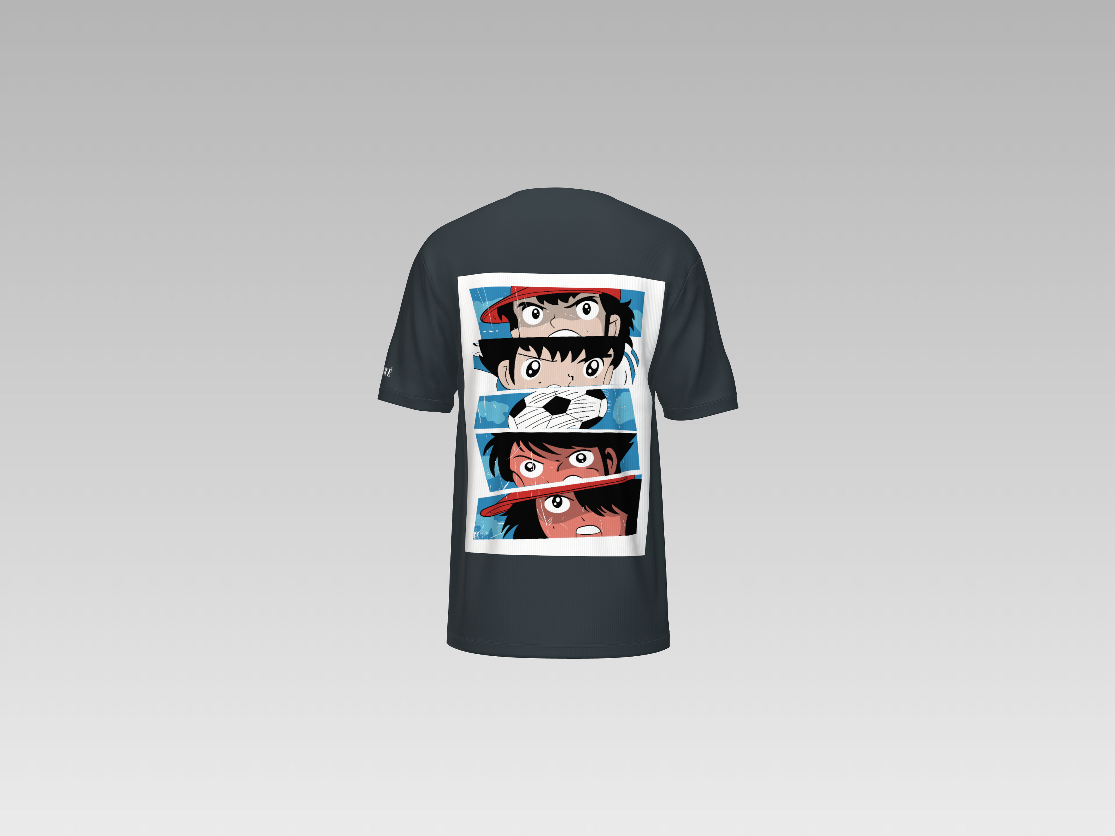 CAPTAIN TSUBASA FOOTBALL PRINTED T-SHIRT