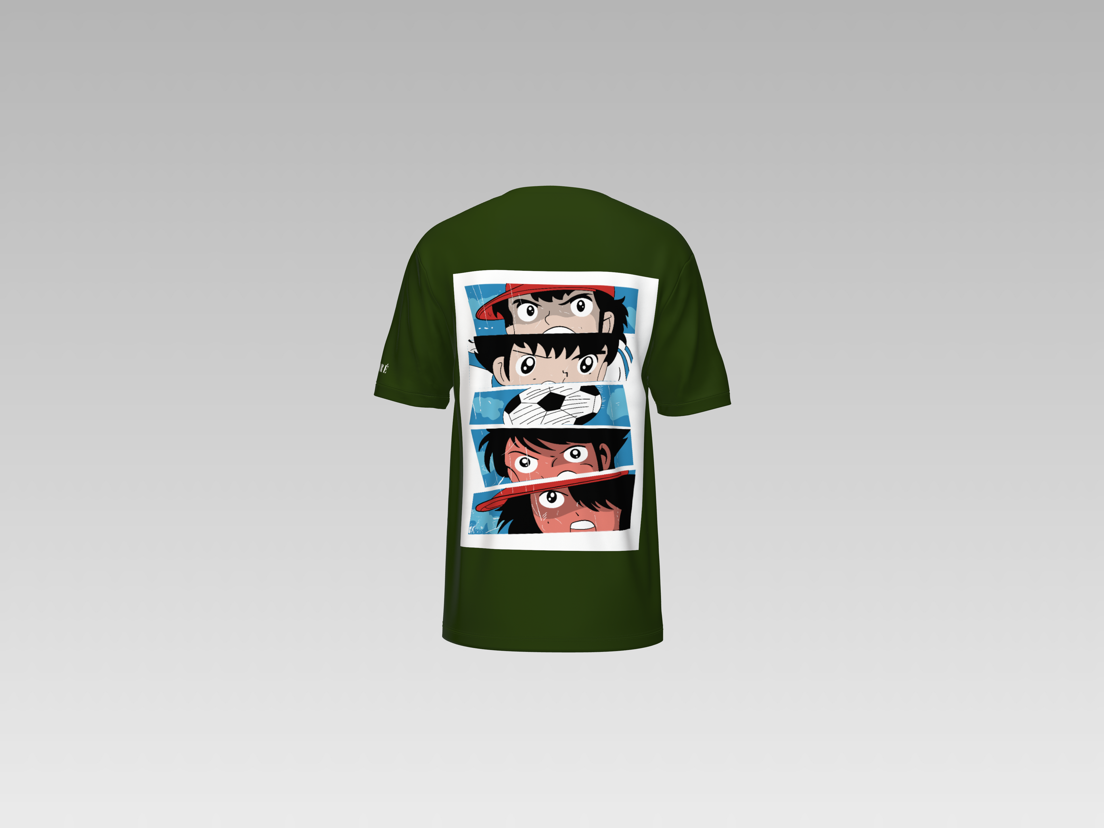 CAPTAIN TSUBASA FOOTBALL PRINTED T-SHIRT