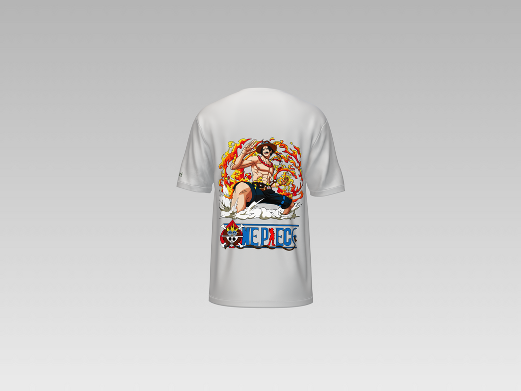 PORTGAS D ACE PRINTED T-SHIRT