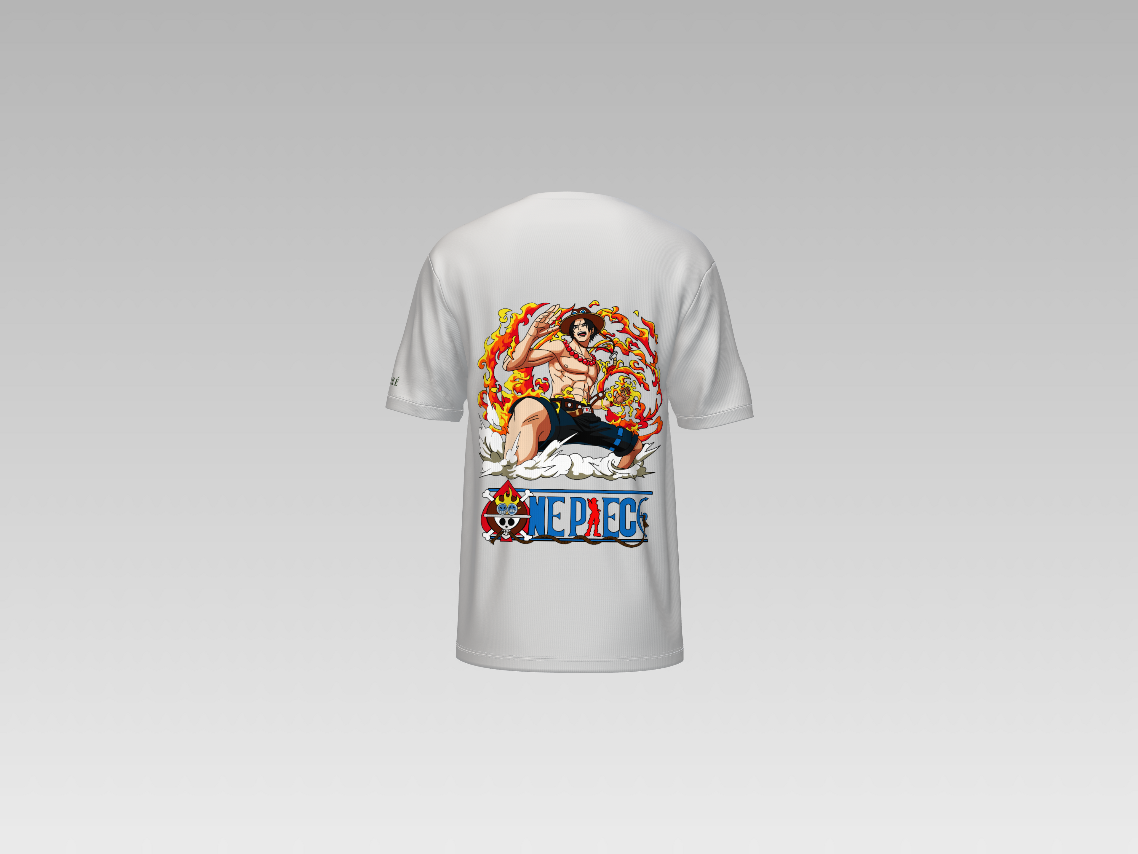 PORTGAS D ACE PRINTED T-SHIRT