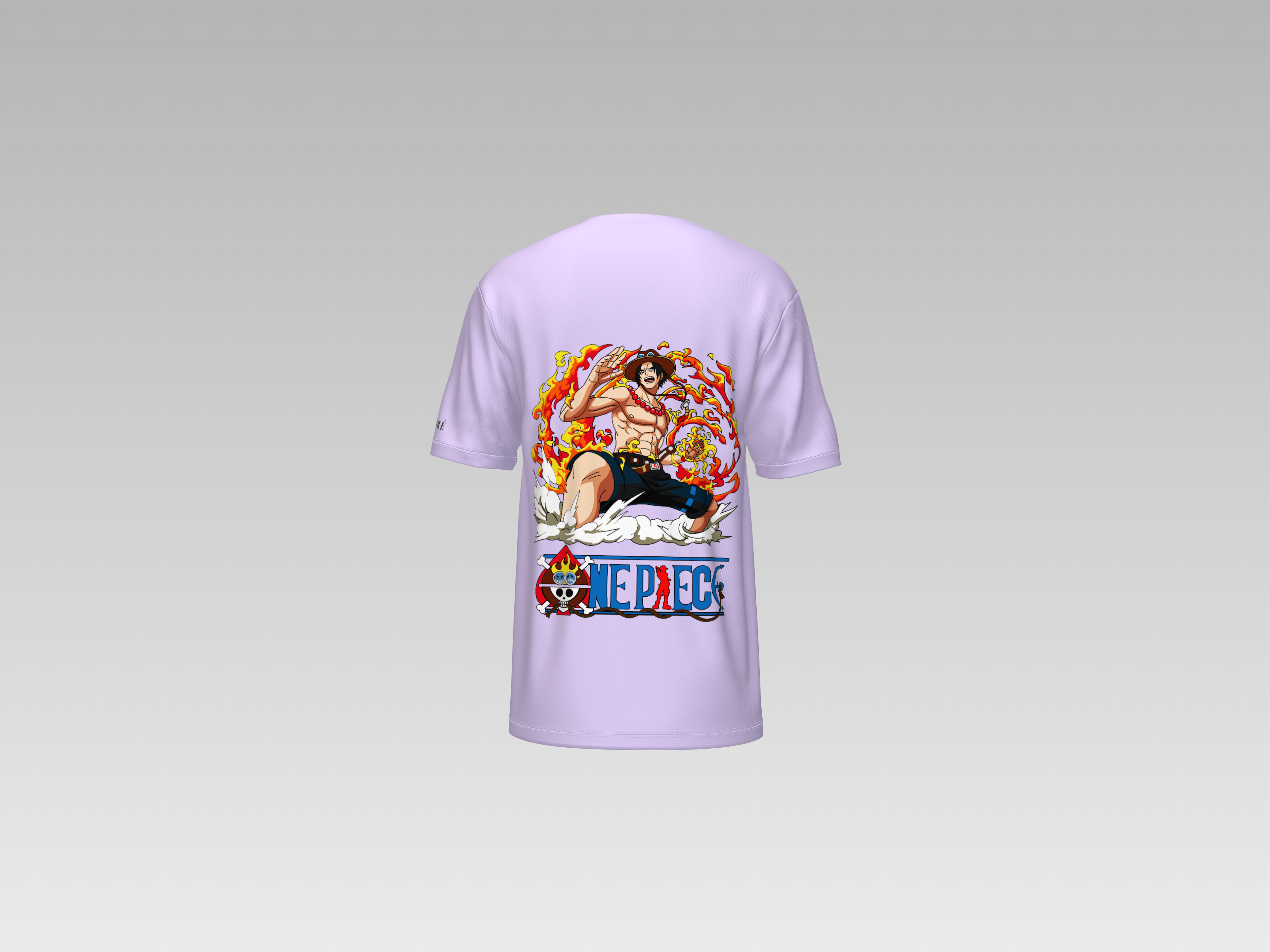 PORTGAS D ACE PRINTED T-SHIRT