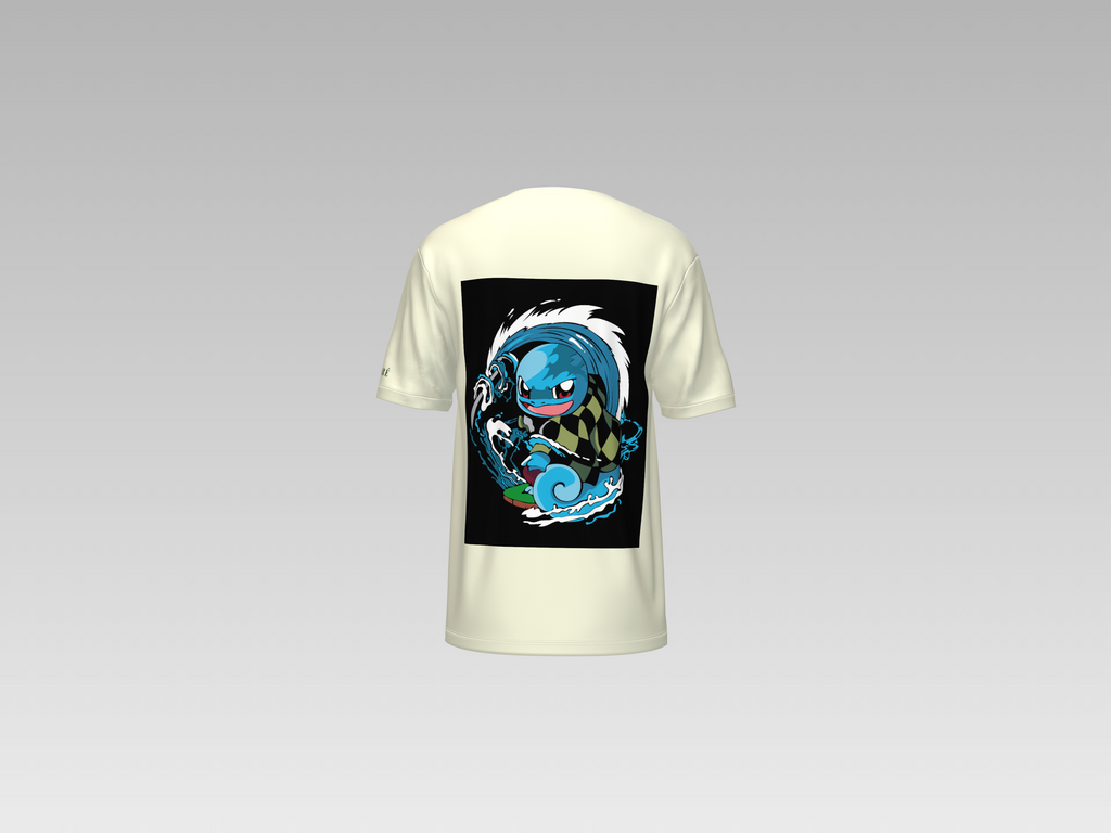 SQIRTLE PRINTED T-SHIRT
