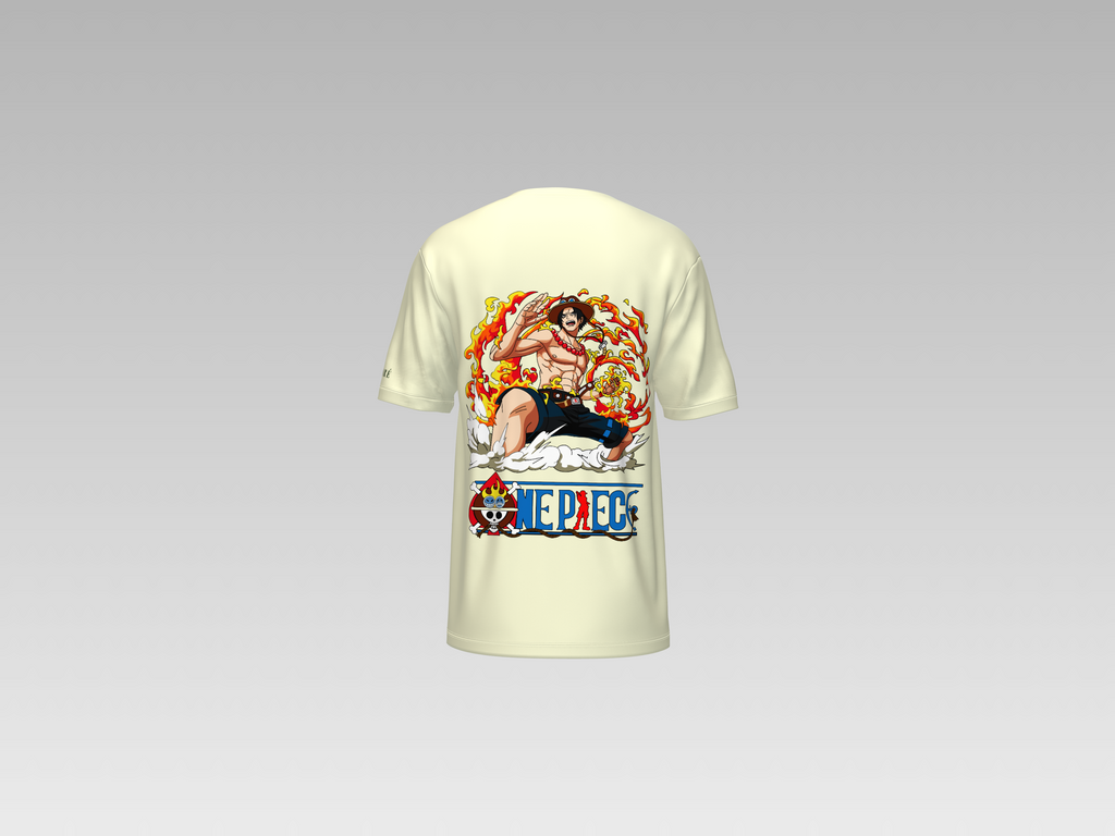 PORTGAS D ACE PRINTED T-SHIRT