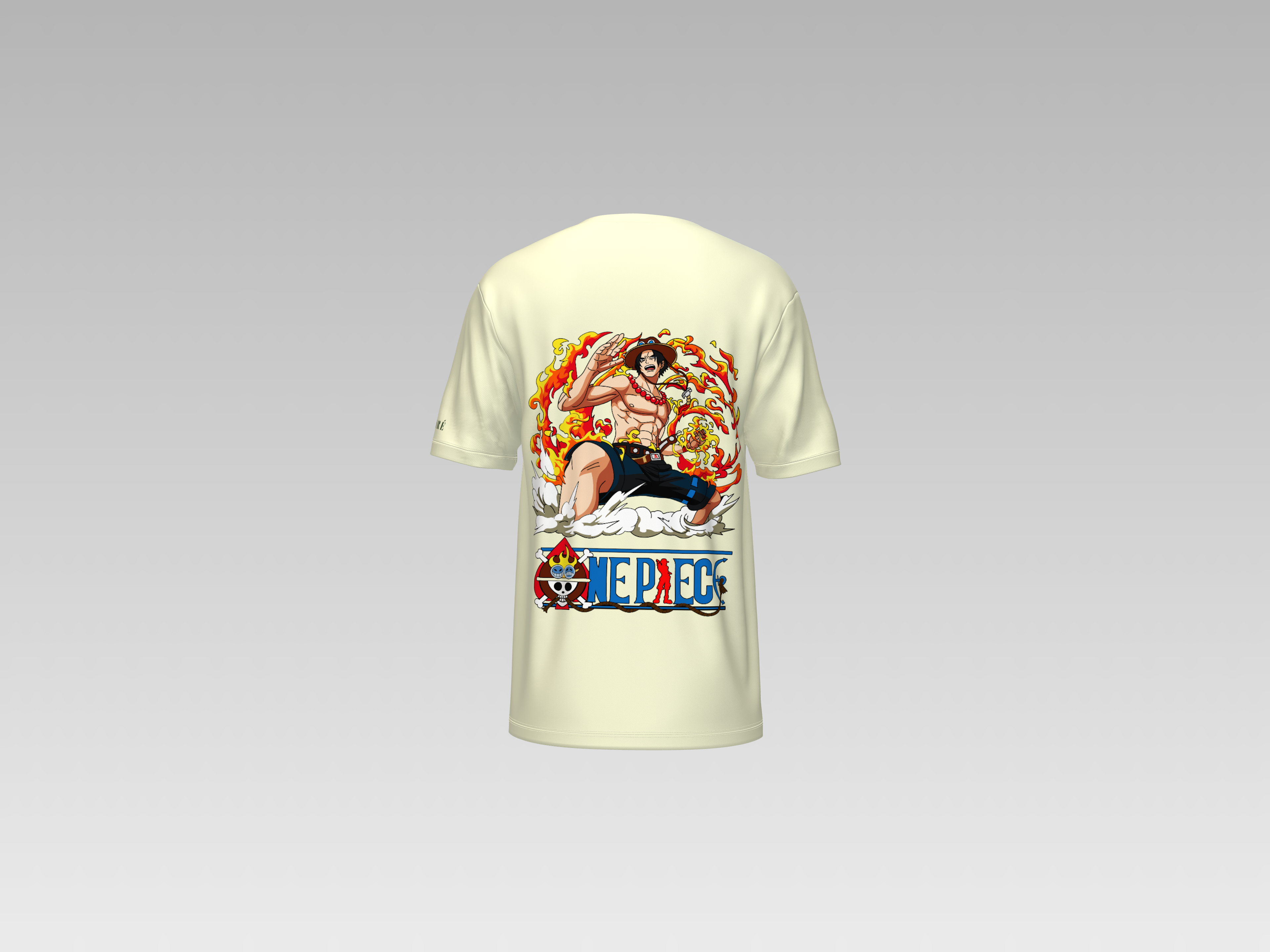PORTGAS D ACE PRINTED T-SHIRT