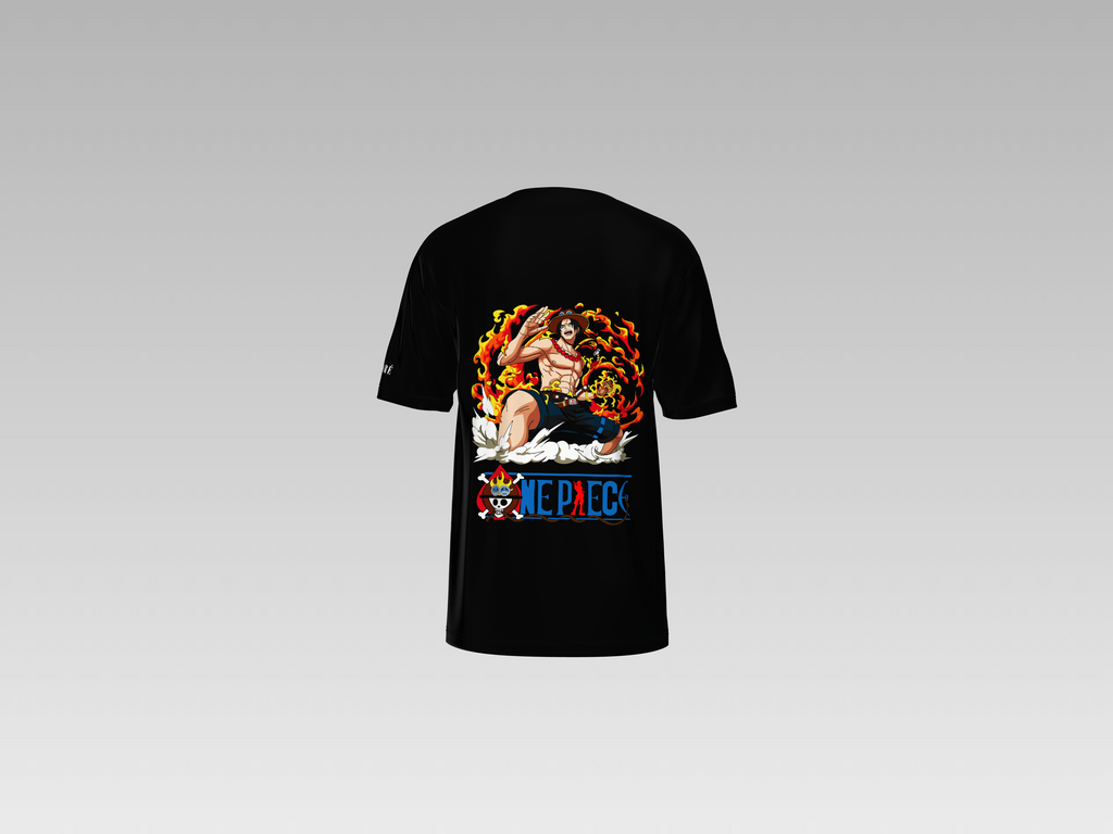 PORTGAS D ACE PRINTED T-SHIRT