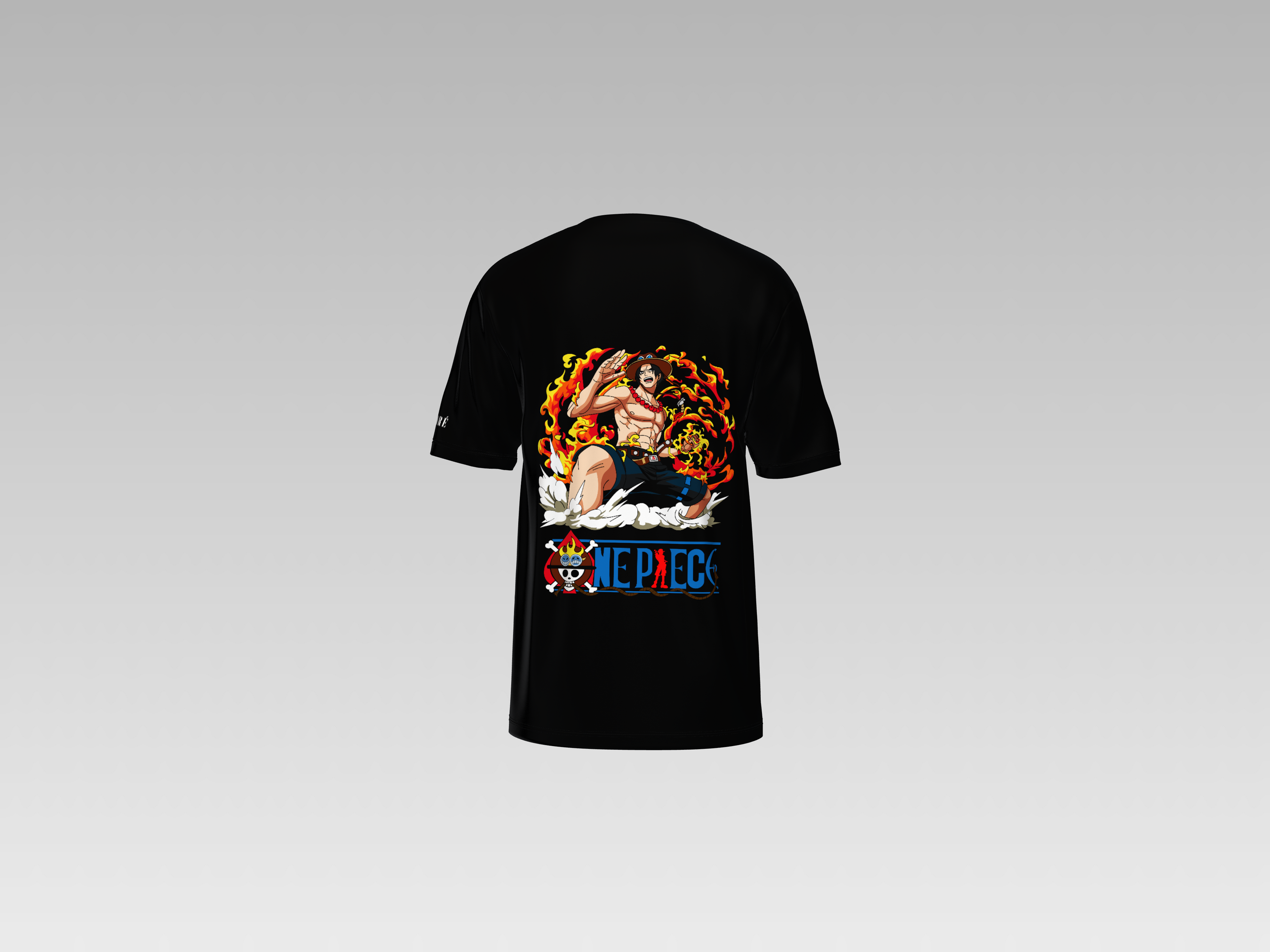 PORTGAS D ACE PRINTED T-SHIRT